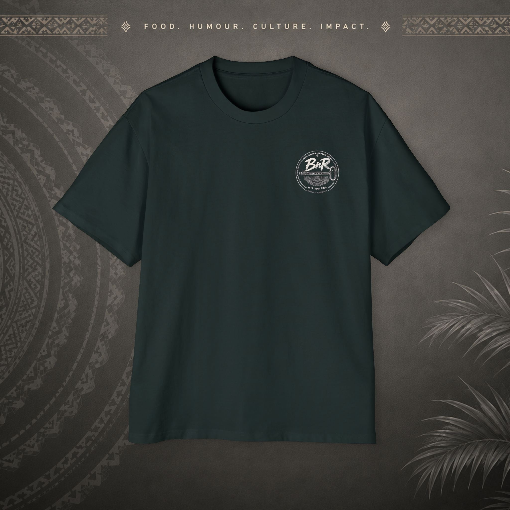Bully n Rice Liklik Pacific Streetwear Oversized T-Shirt adult
