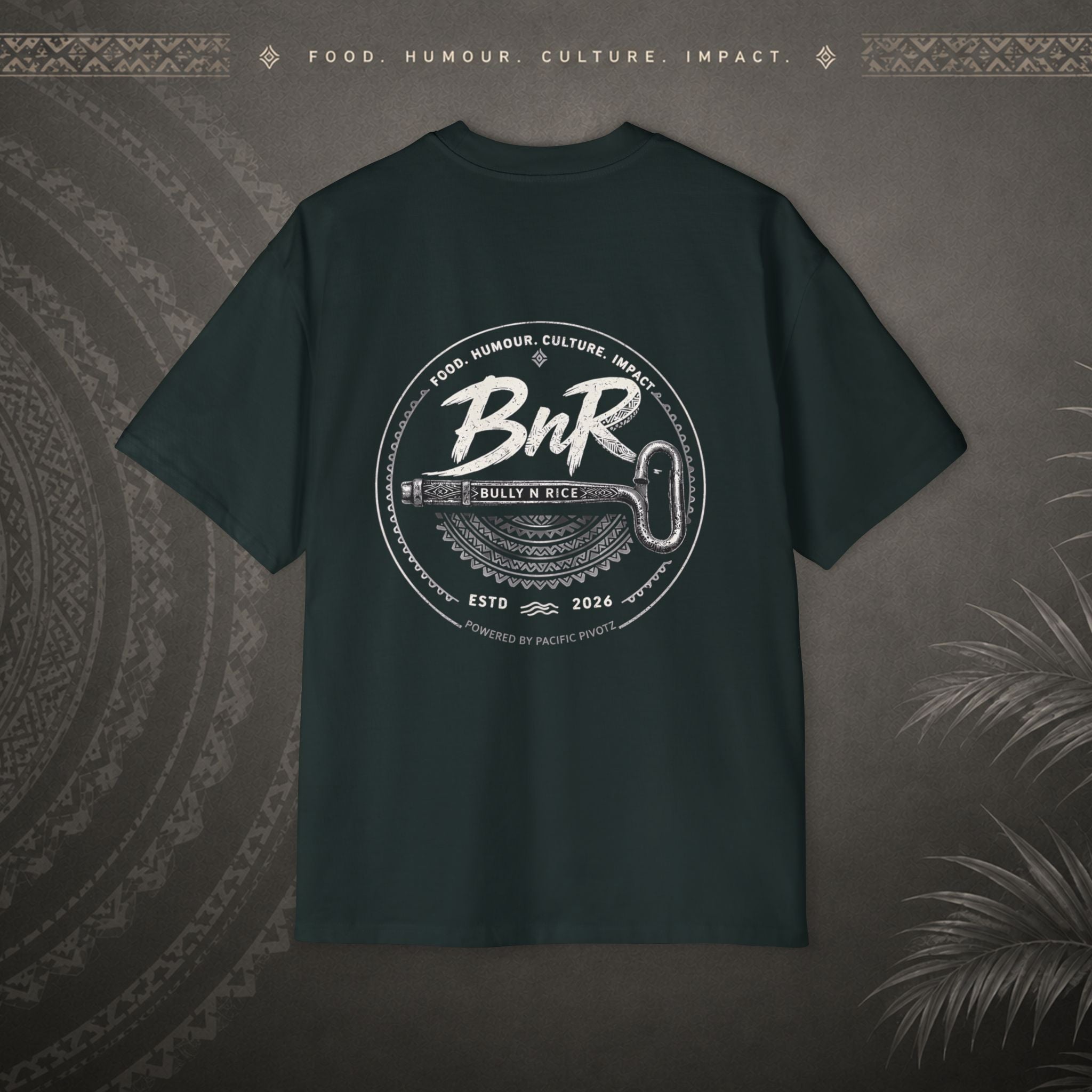 Bully n Rice Strongpela Bold Pacific Streetwear Oversized T-Shirt