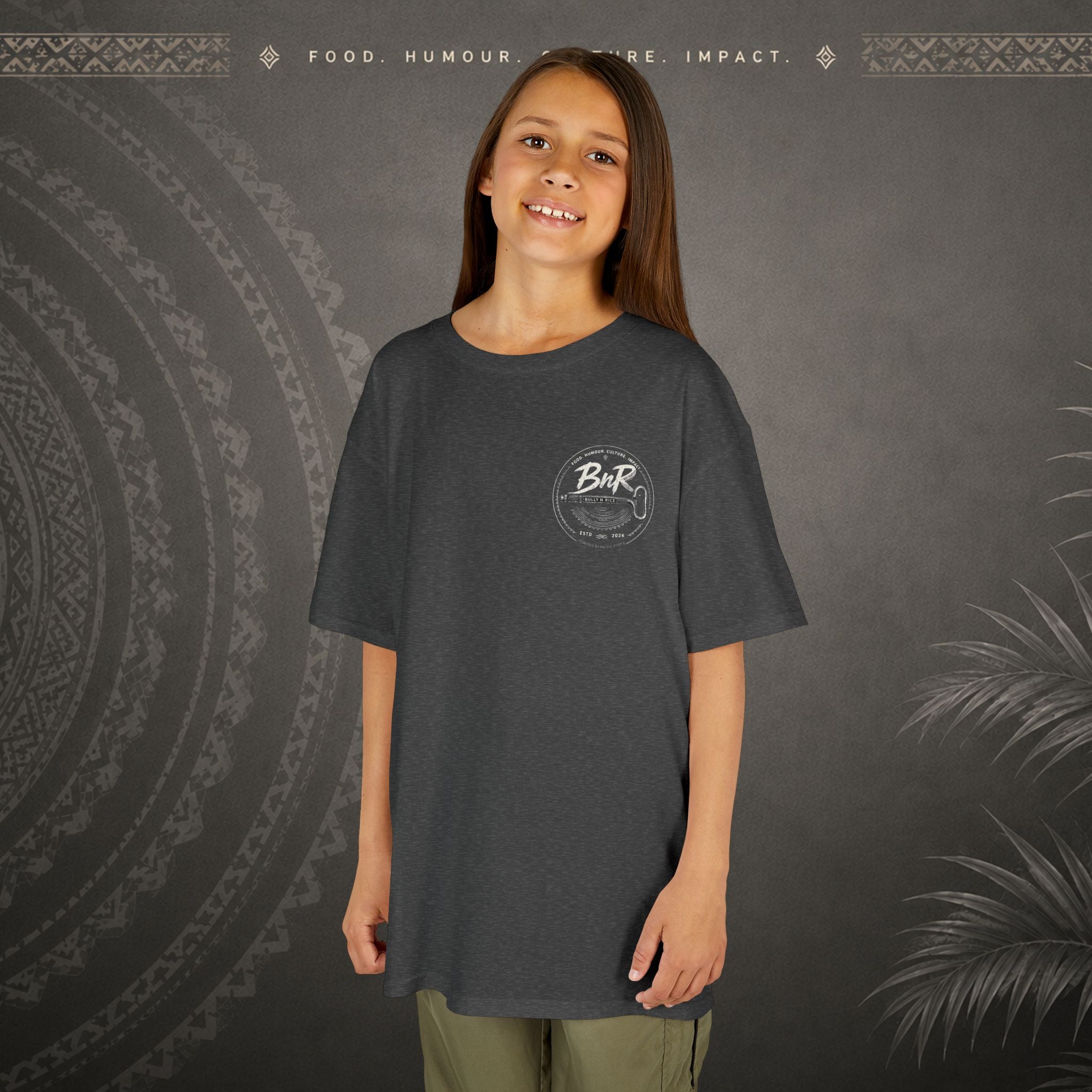 Bully n Rice - Strongpela Kids Pacific Island T-shirt