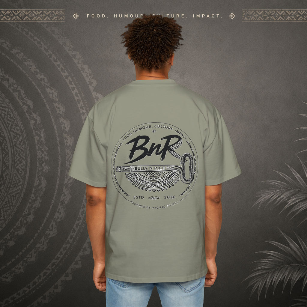 Bully n Rice Strongpela Bold Pacific Streetwear Oversized T-Shirt