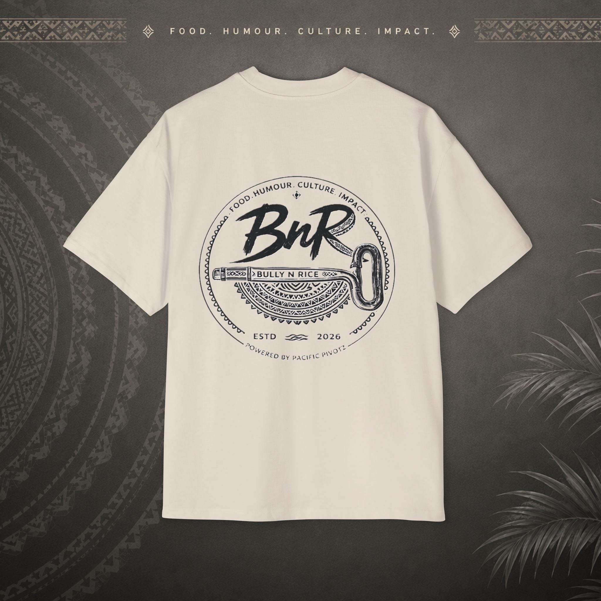 Bully n Rice Strongpela Bold Pacific Streetwear Oversized T-Shirt