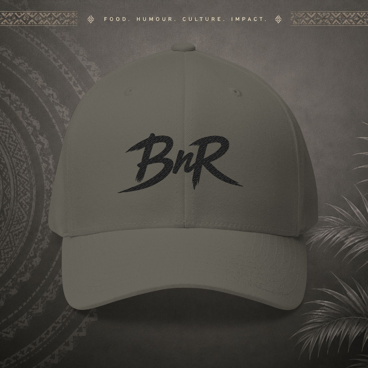 Bully n Rice - Fletcher Collection Pacific Streetwear - Flexfit Cap (black print)