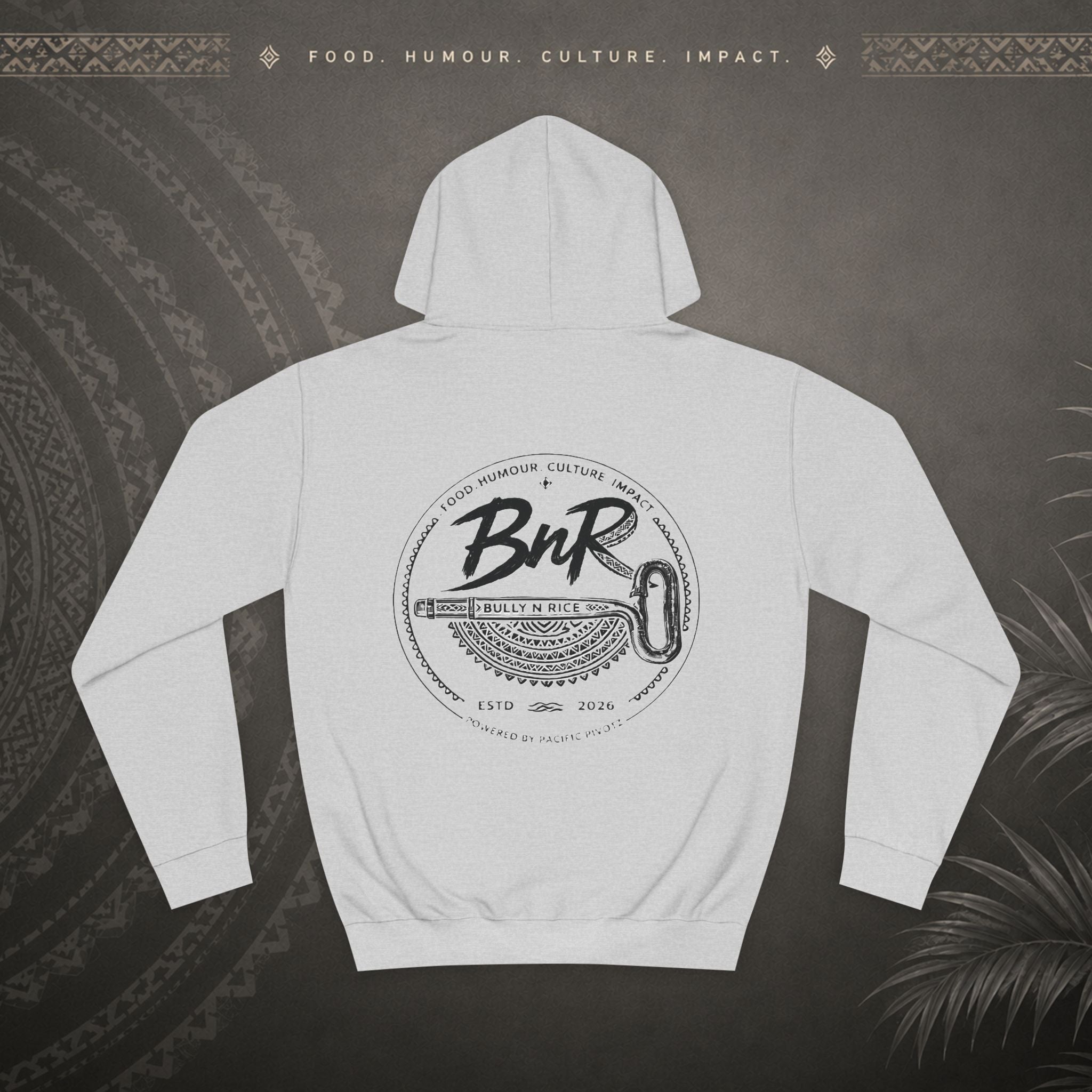 Bully n Rice - Strongpela Statement Pacific Hoodie (Adult size S - 2XL)