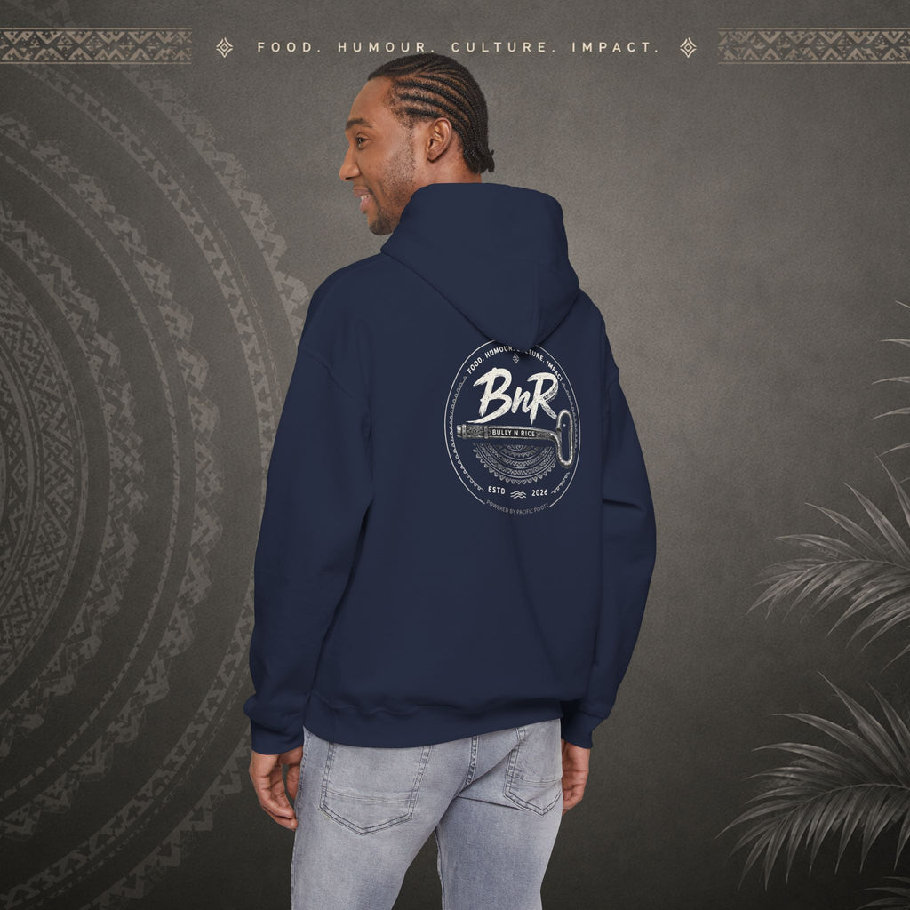 Bully n Rice - Strongpela Statement Pacific Hoodie (Adult sizes 3XL - 5 XL)