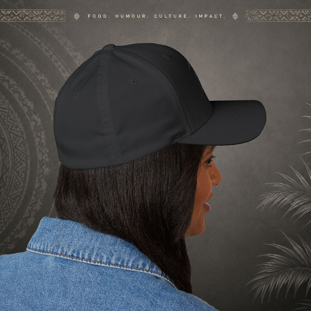 Bully n Rice - Fletcher Collection Pacific Streetwear - Flexfit Cap (black print)