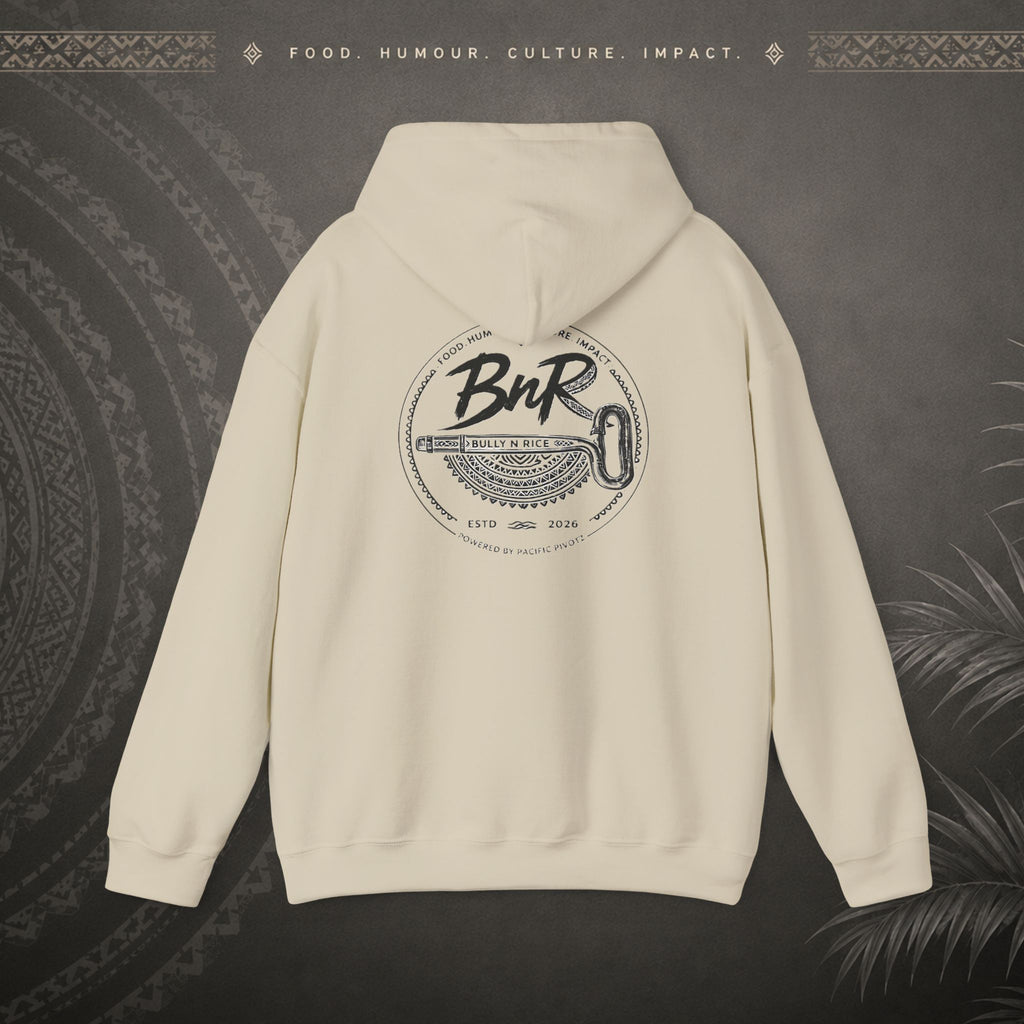 Bully n Rice - Strongpela Statement Pacific Hoodie (Adult sizes 3XL - 5 XL)