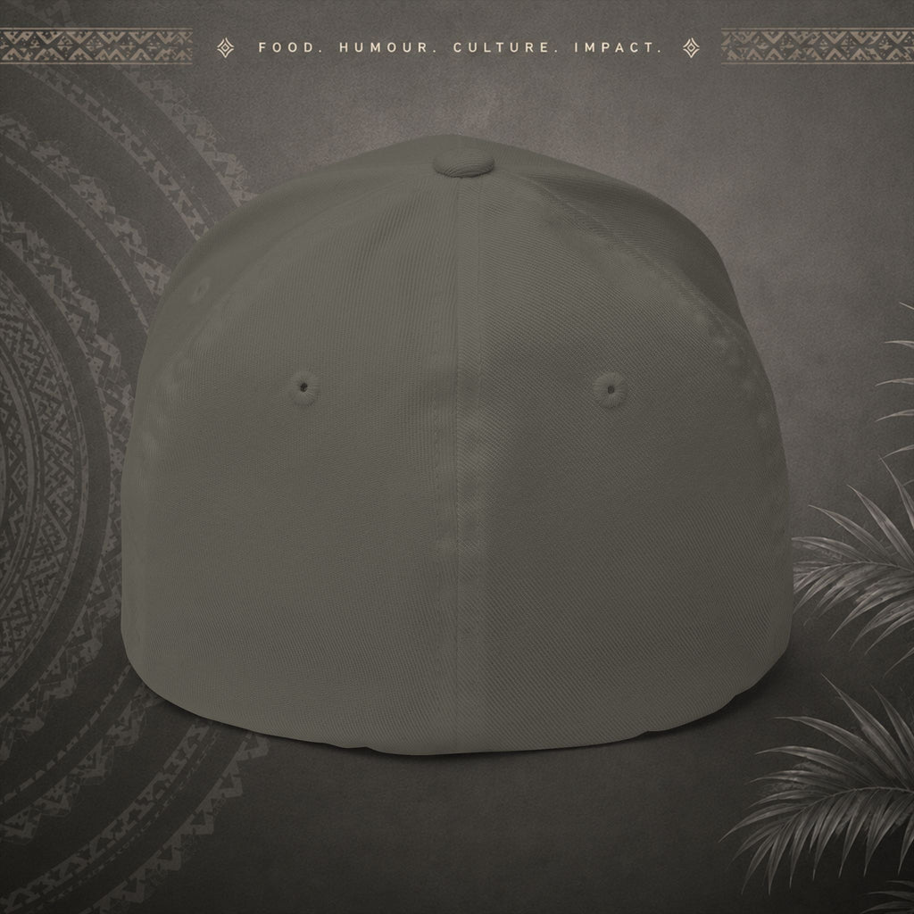 Bully n Rice - Fletcher Collection Pacific Streetwear - Flexfit Cap (white print)