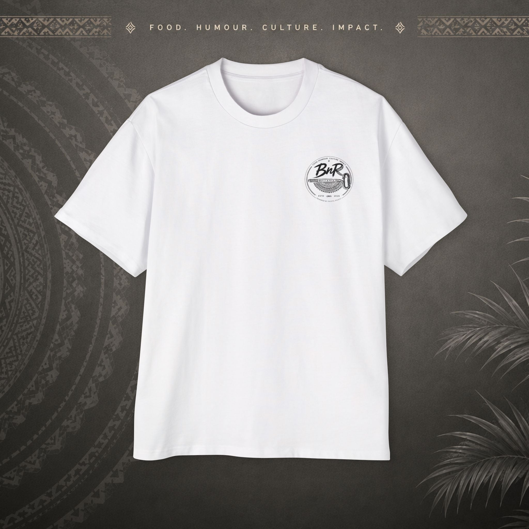 Bully n Rice Liklik Pacific Streetwear Oversized T-Shirt adult