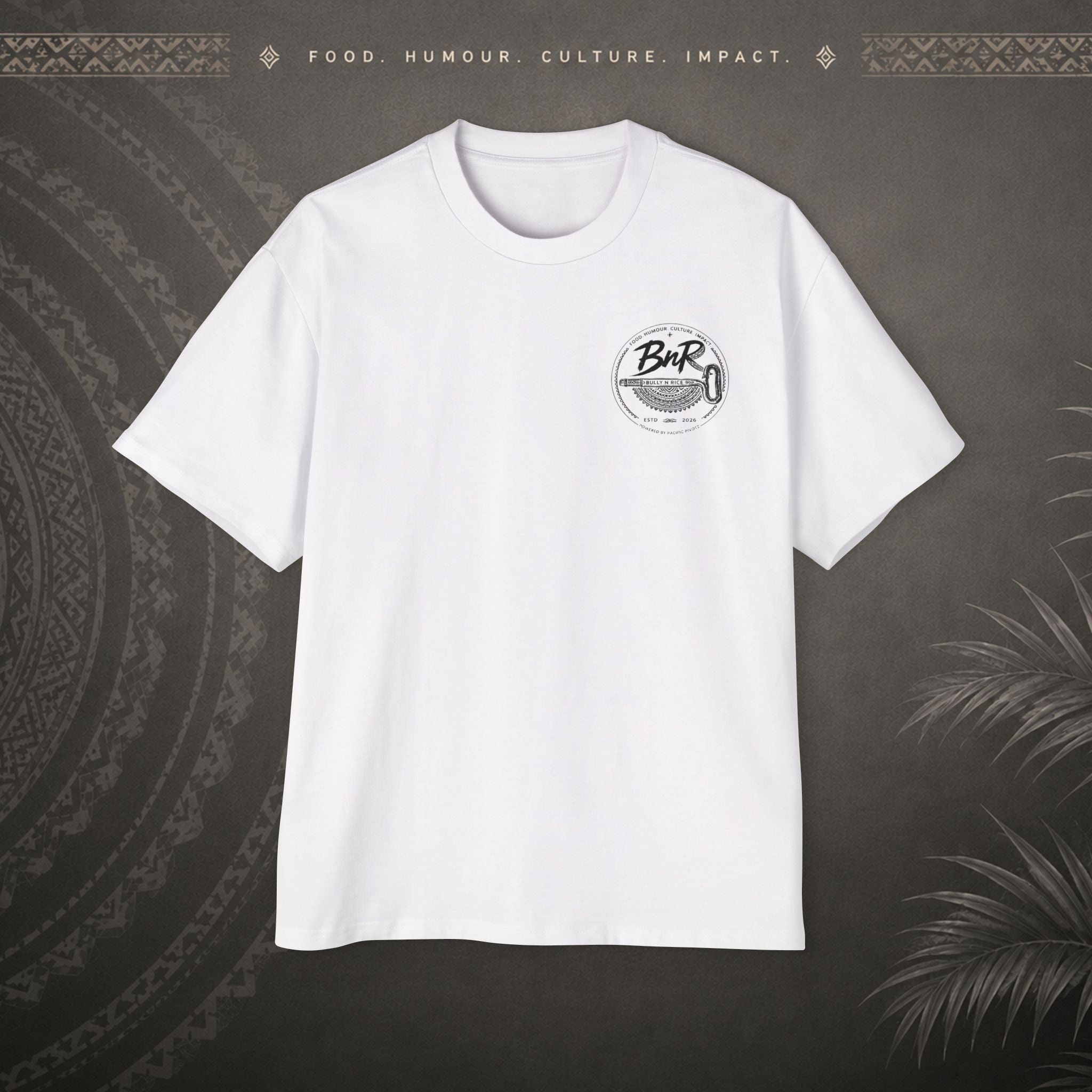 Bully n Rice Strongpela Bold Pacific Streetwear Oversized T-Shirt