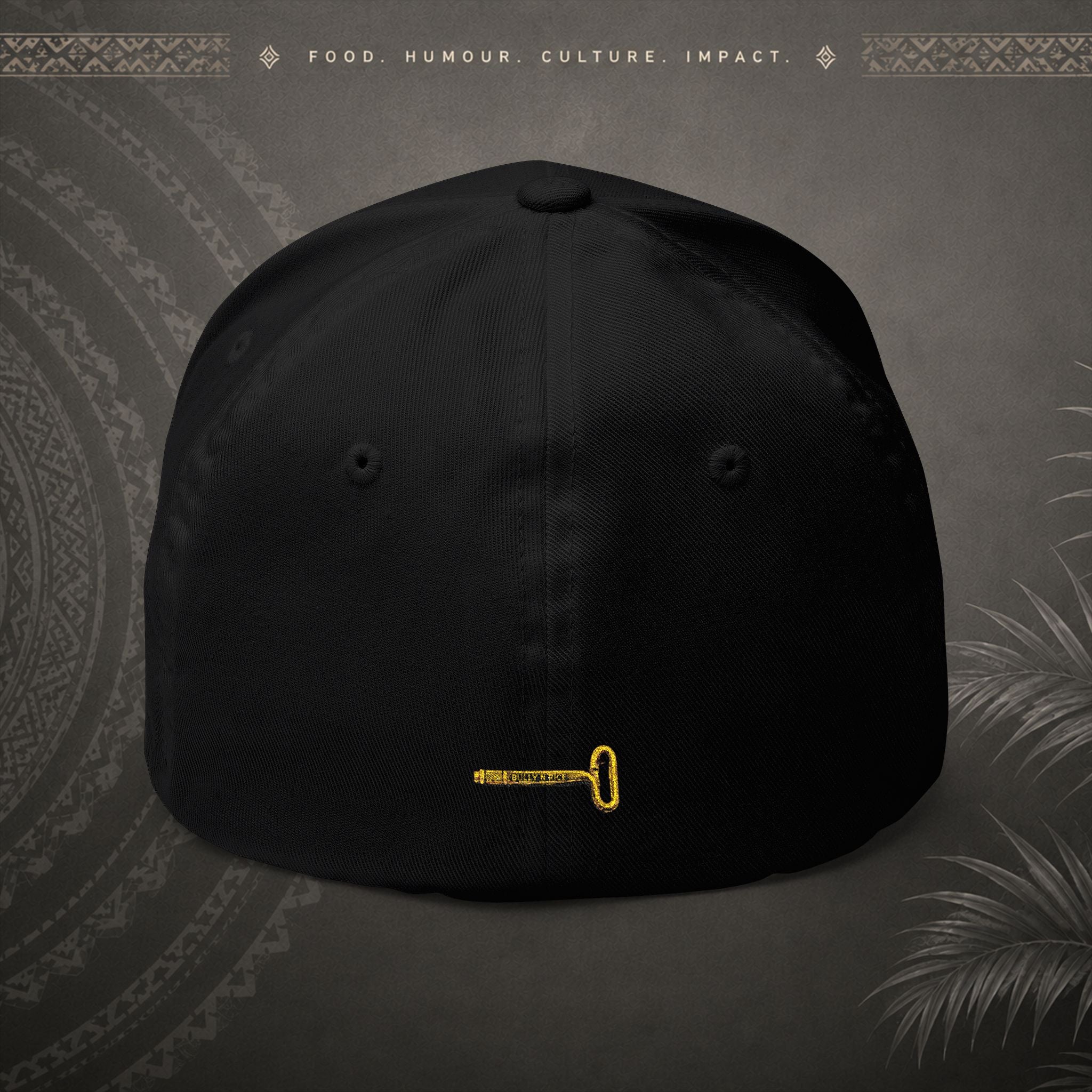 Bully n Rice - Somting Moa - Streetwear Pacific Identity Flexfit Cap (white)