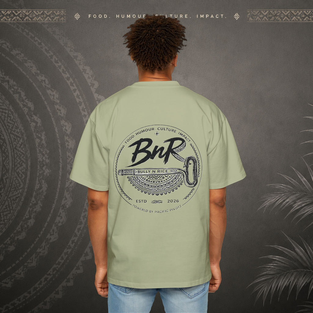 Bully n Rice Strongpela Bold Pacific Streetwear Oversized T-Shirt