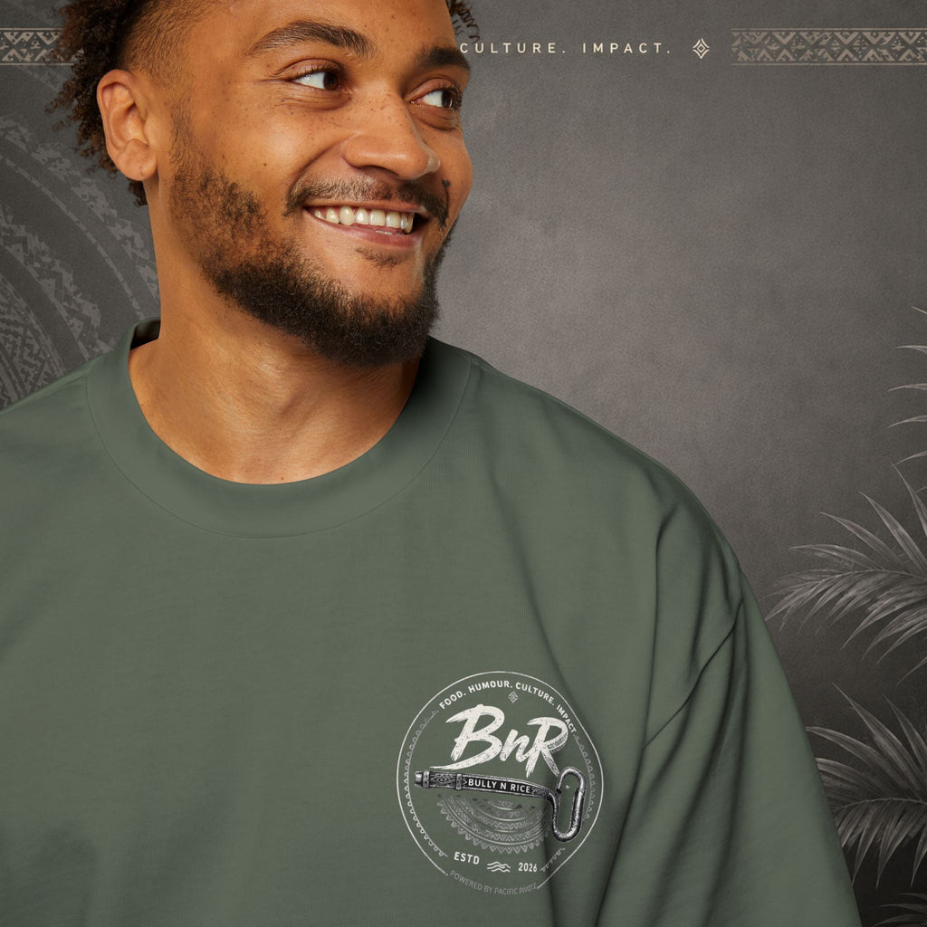 Bully n Rice Strongpela Bold Pacific Streetwear Oversized T-Shirt