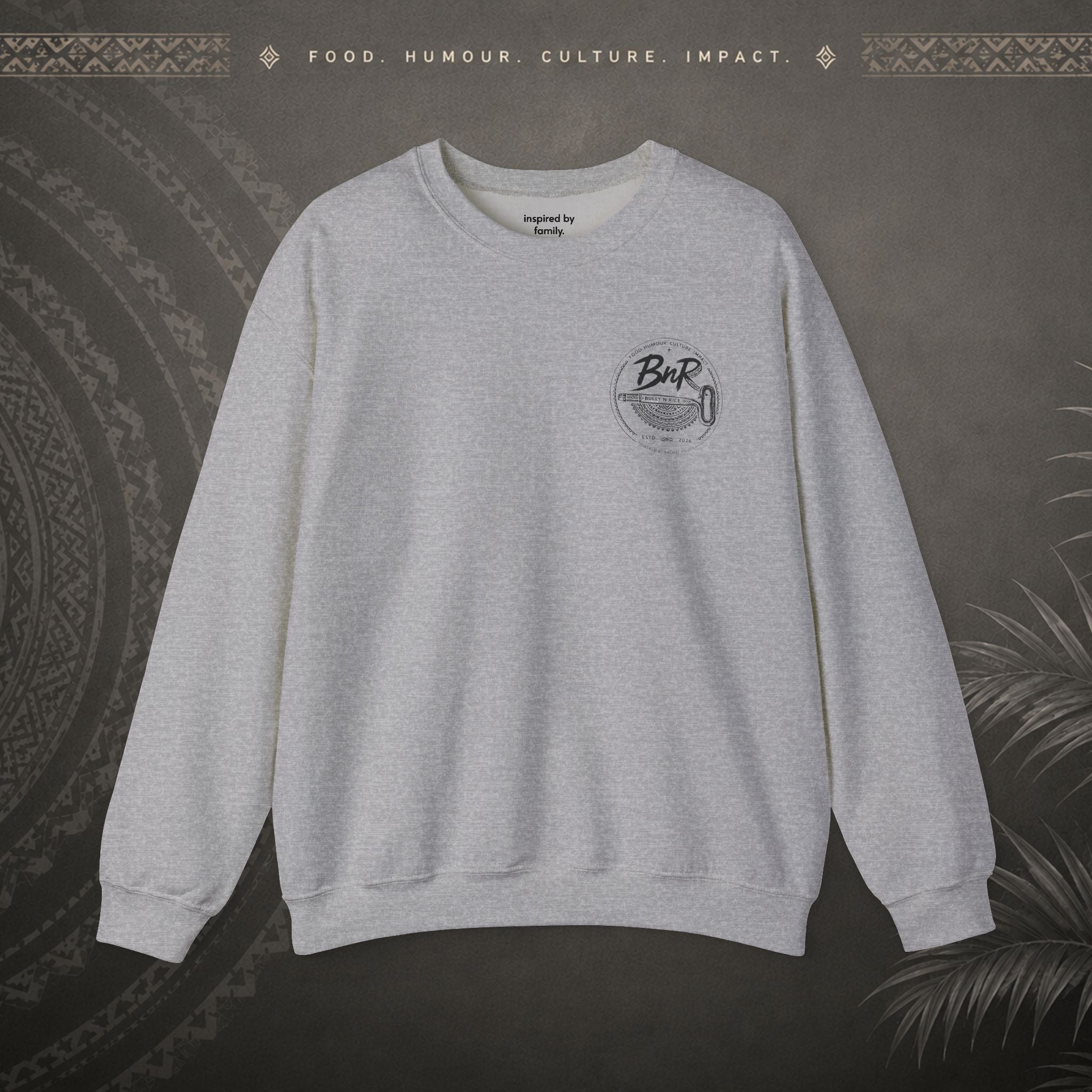 Bully n Rice Liklik Minimalist Pacific Island Jumper (crewneck sweatshirt)