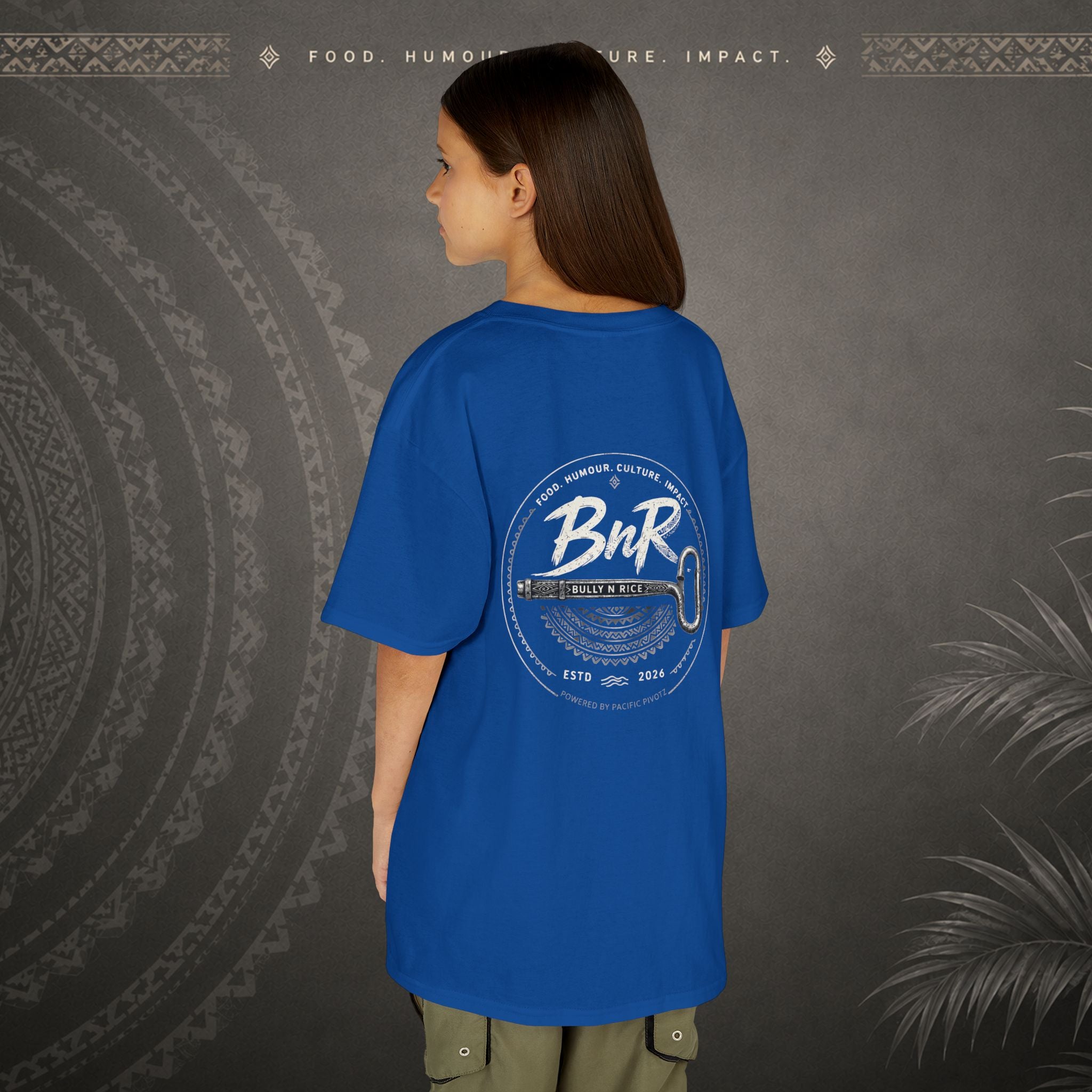 Bully n Rice - Strongpela Kids Pacific Island T-shirt
