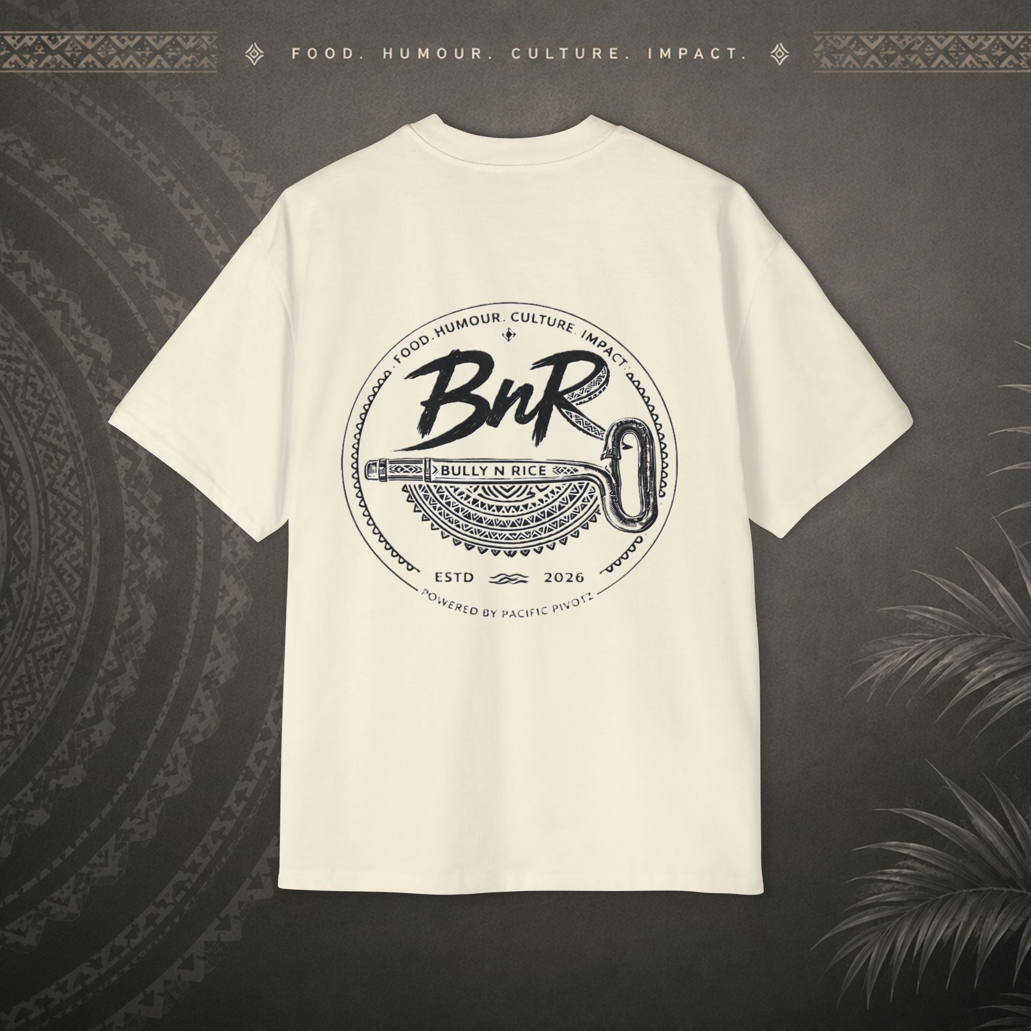 Bully n Rice Strongpela Bold Pacific Streetwear Oversized T-Shirt