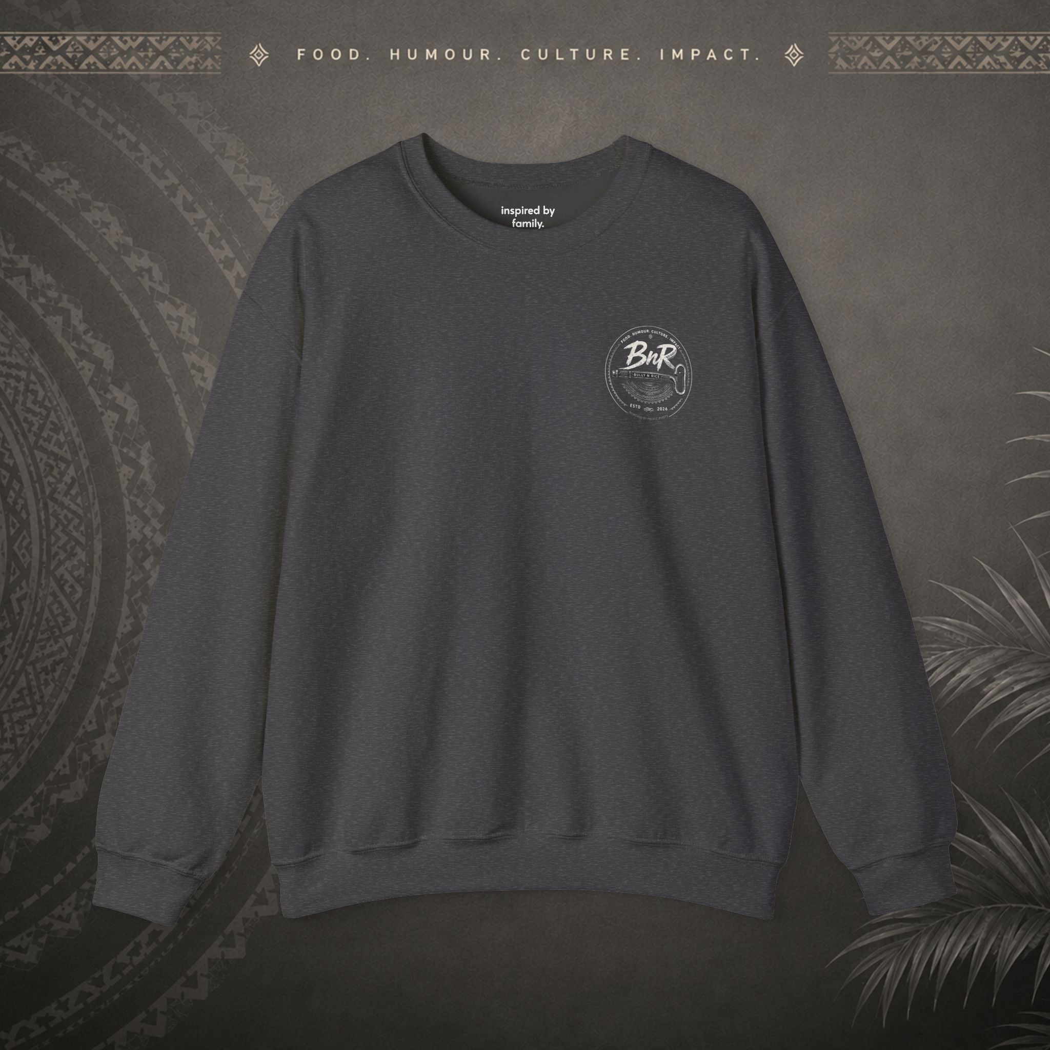 Bully n Rice Liklik Minimalist Pacific Island Jumper (crewneck sweatshirt)