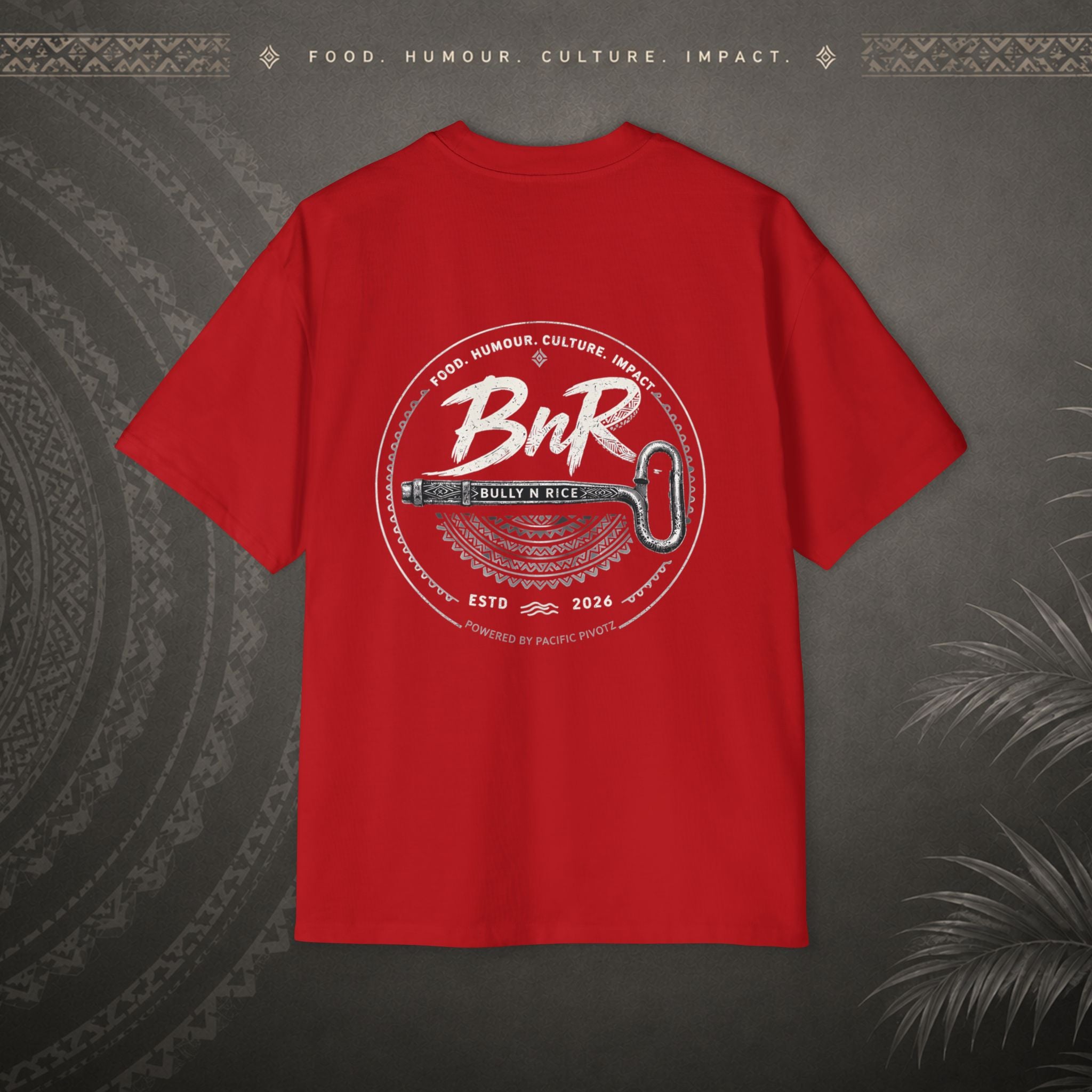 Bully n Rice Strongpela Bold Pacific Streetwear Oversized T-Shirt