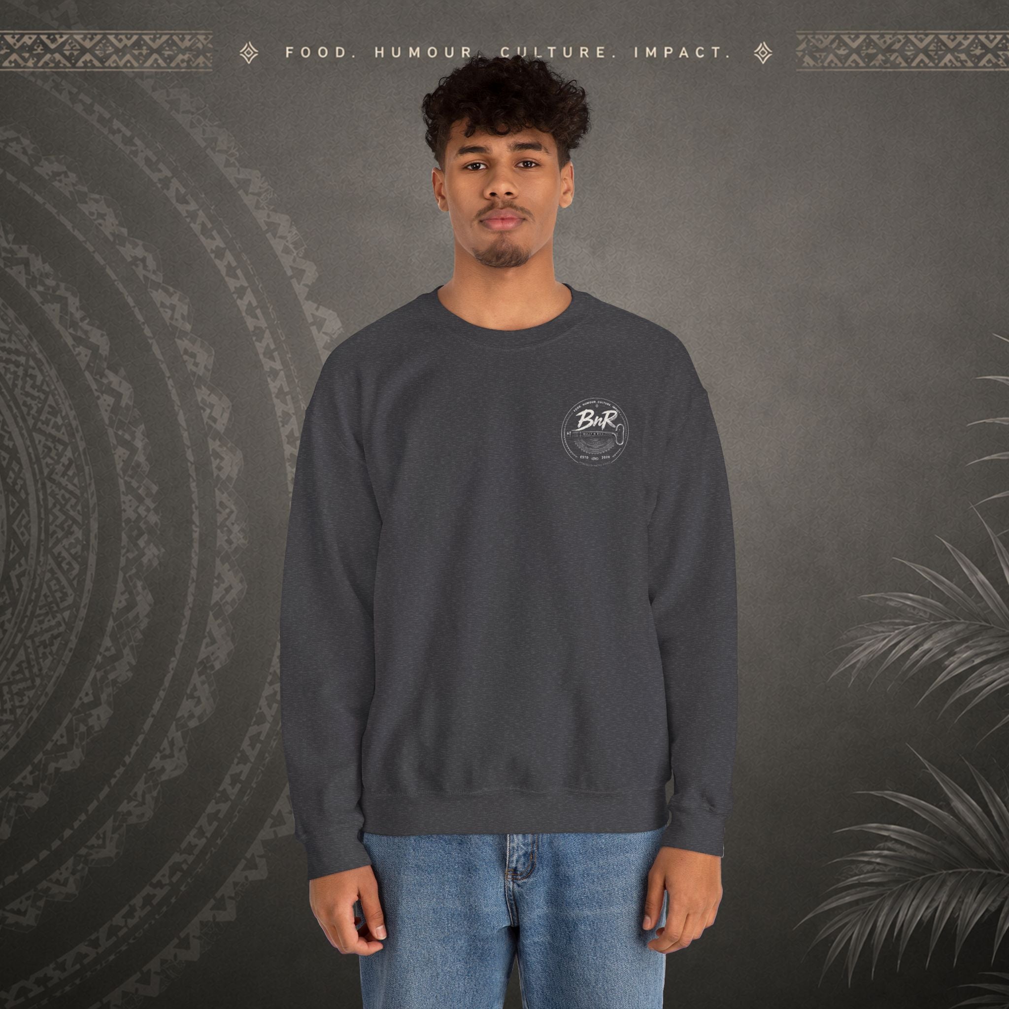 Bully n Rice Liklik Minimalist Pacific Island Jumper (crewneck sweatshirt)
