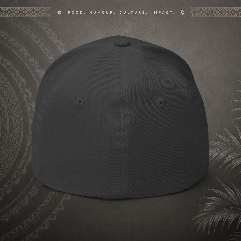 Bully n Rice - Fletcher Collection Pacific Streetwear - Flexfit Cap (white print)