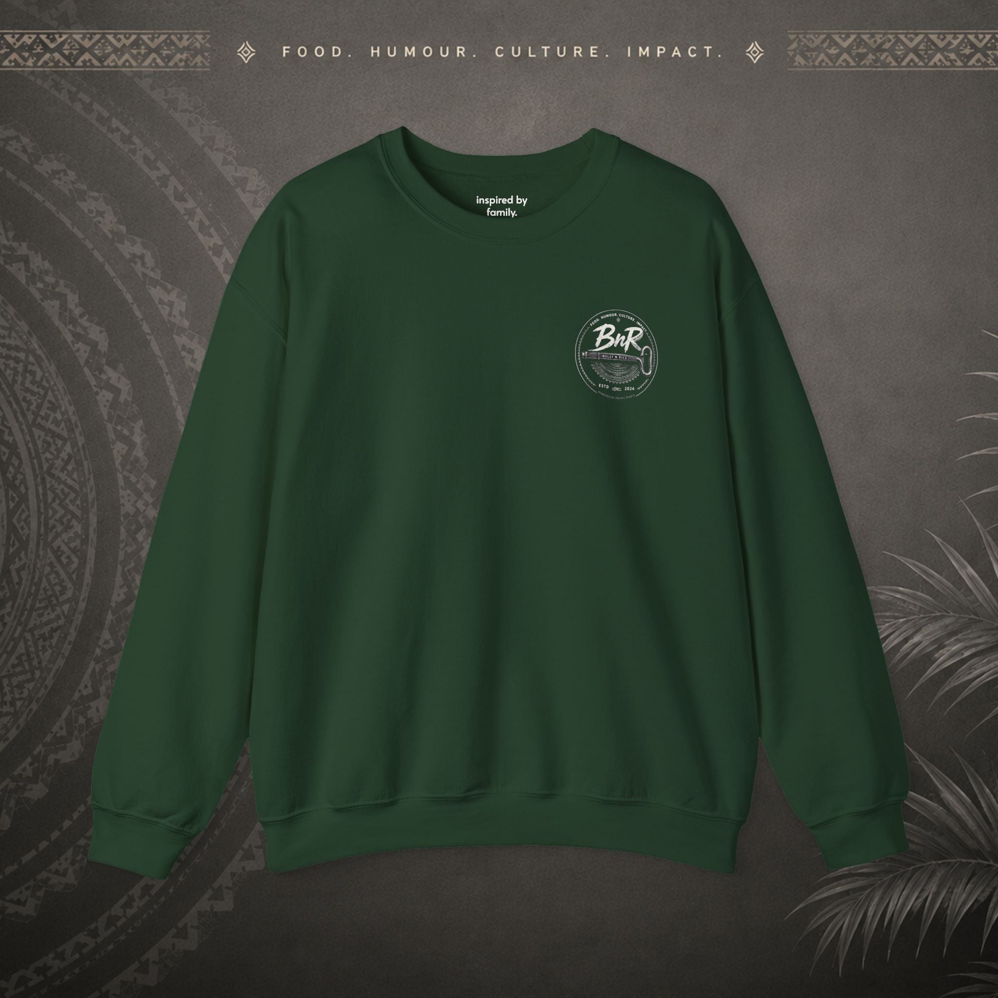 Bully n Rice Liklik Minimalist Pacific Island Jumper (crewneck sweatshirt)