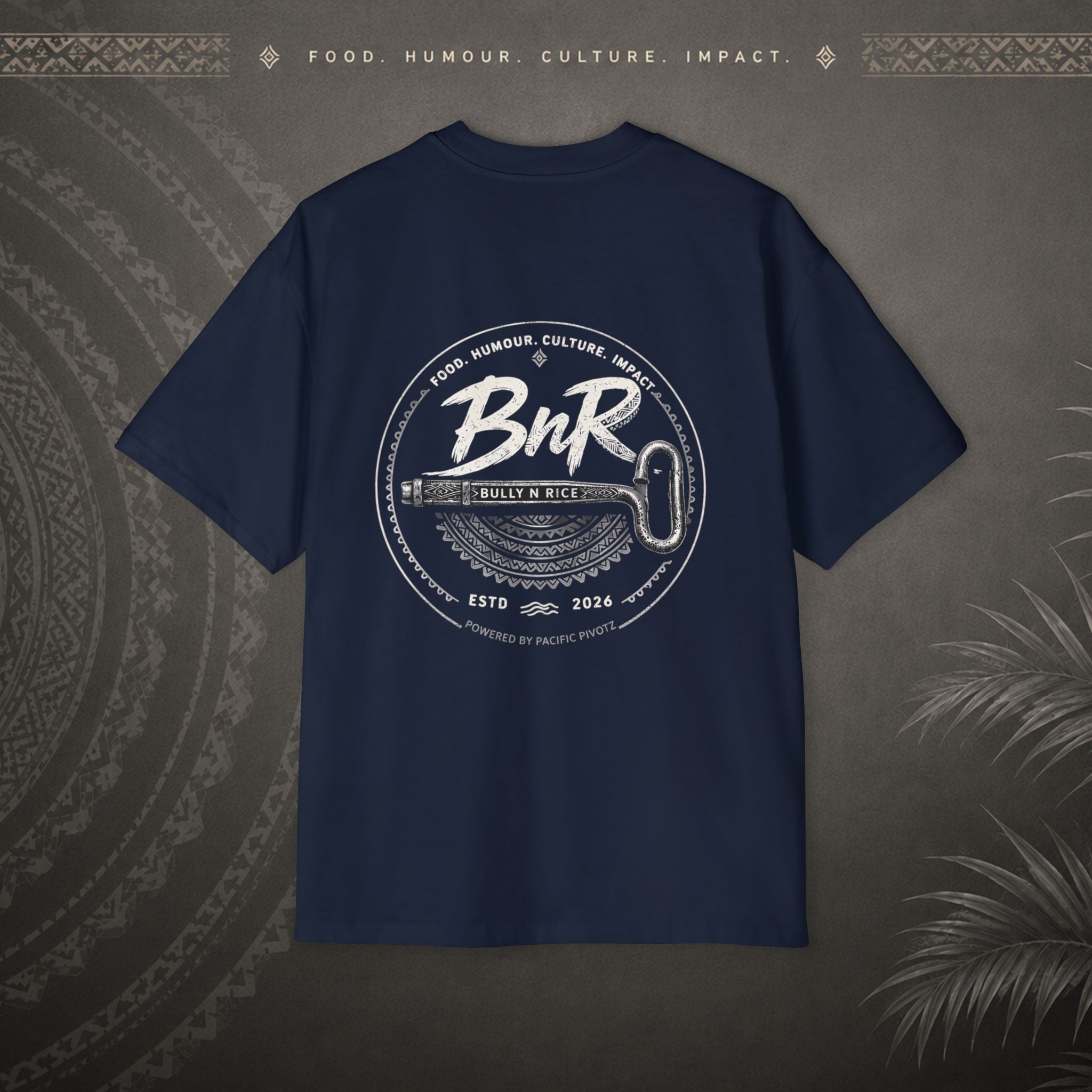 Bully n Rice Strongpela Bold Pacific Streetwear Oversized T-Shirt