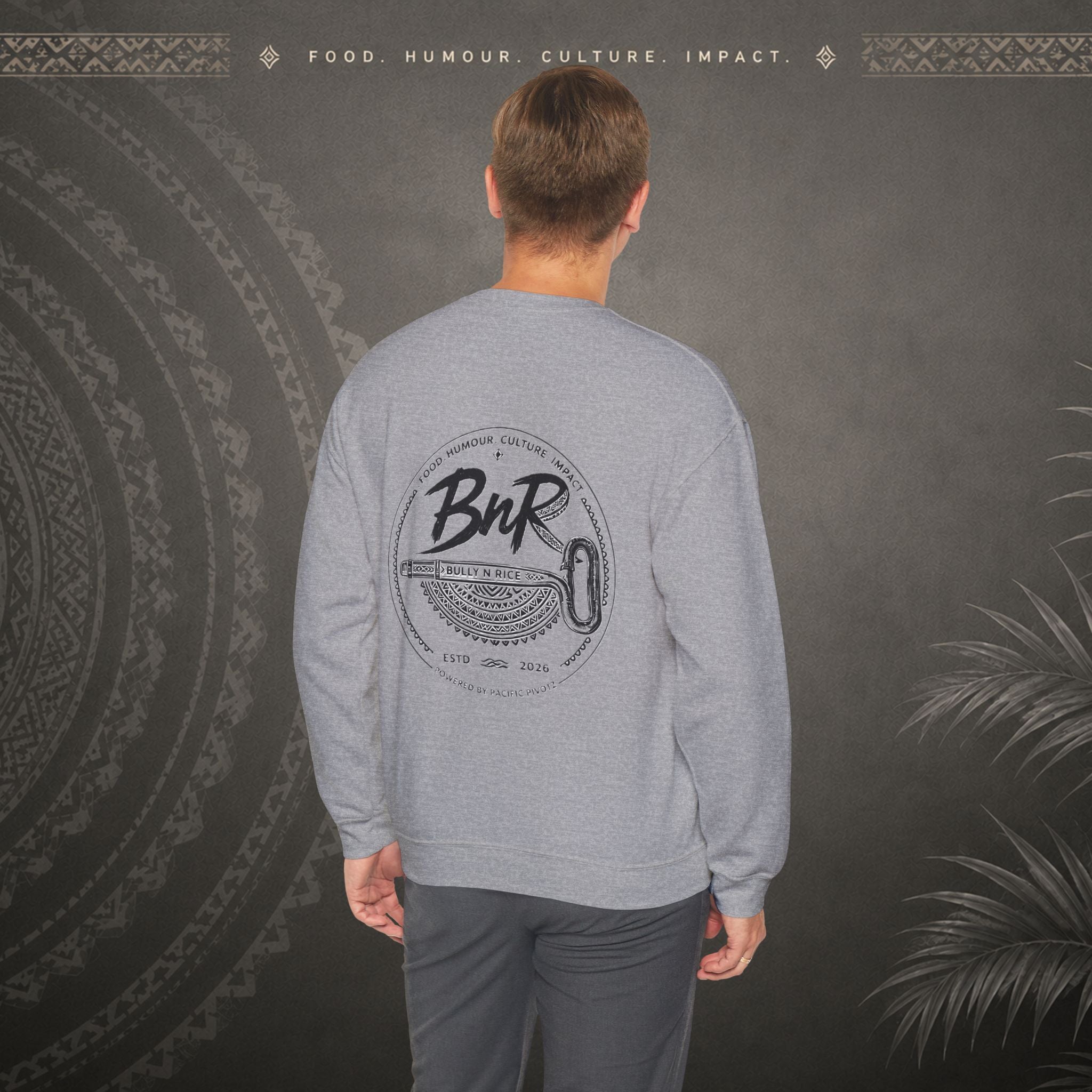 Bully n Rice - Strongpela Statement Pacific Jumper (crewneck sweatshirt)