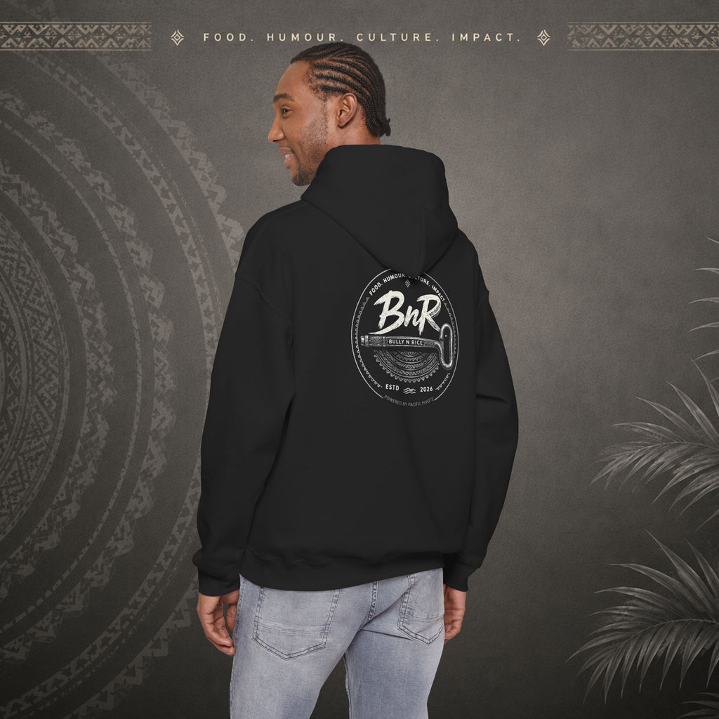 Bully n Rice - Strongpela Statement Pacific Hoodie (Adult sizes 3XL - 5 XL)