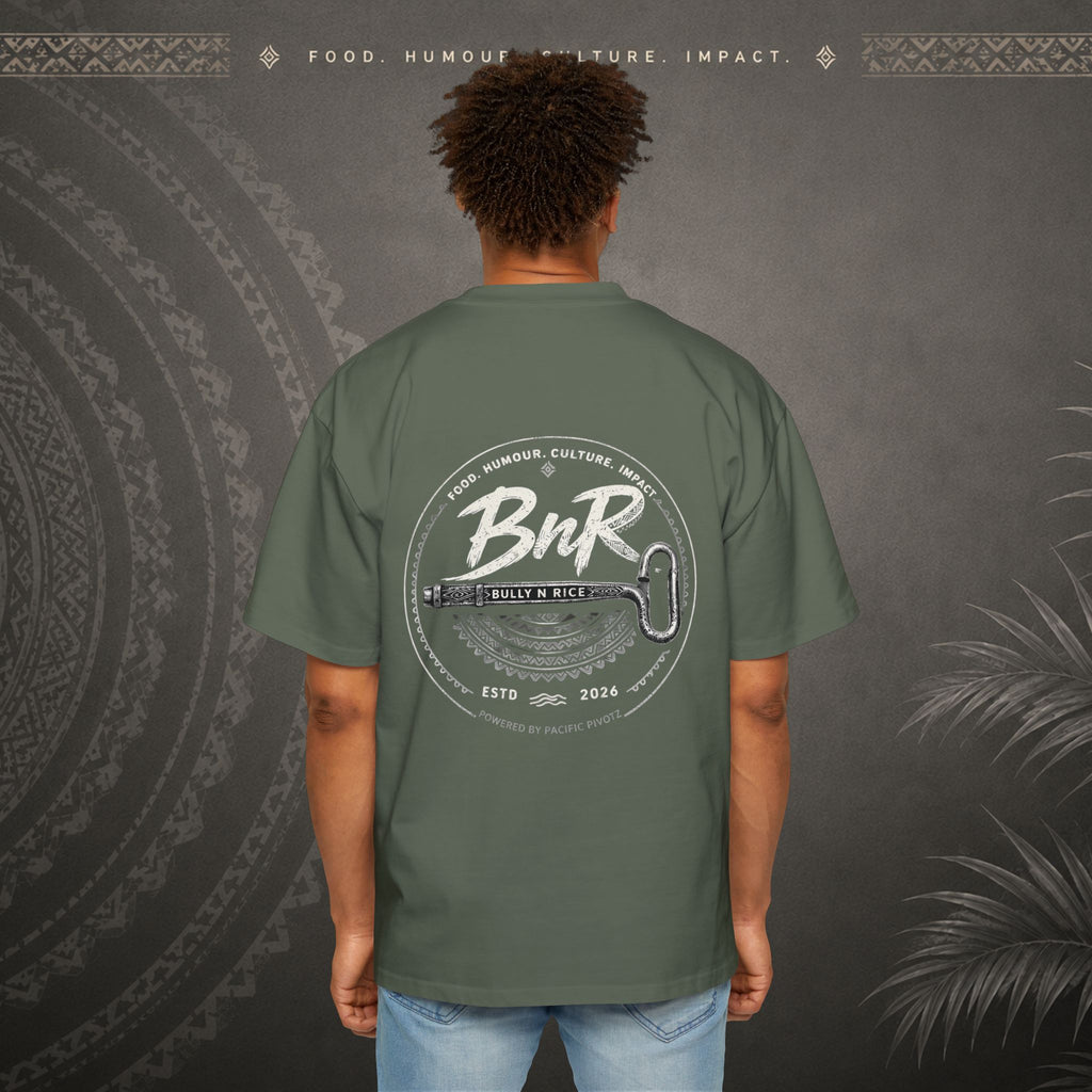 Bully n Rice Strongpela Bold Pacific Streetwear Oversized T-Shirt