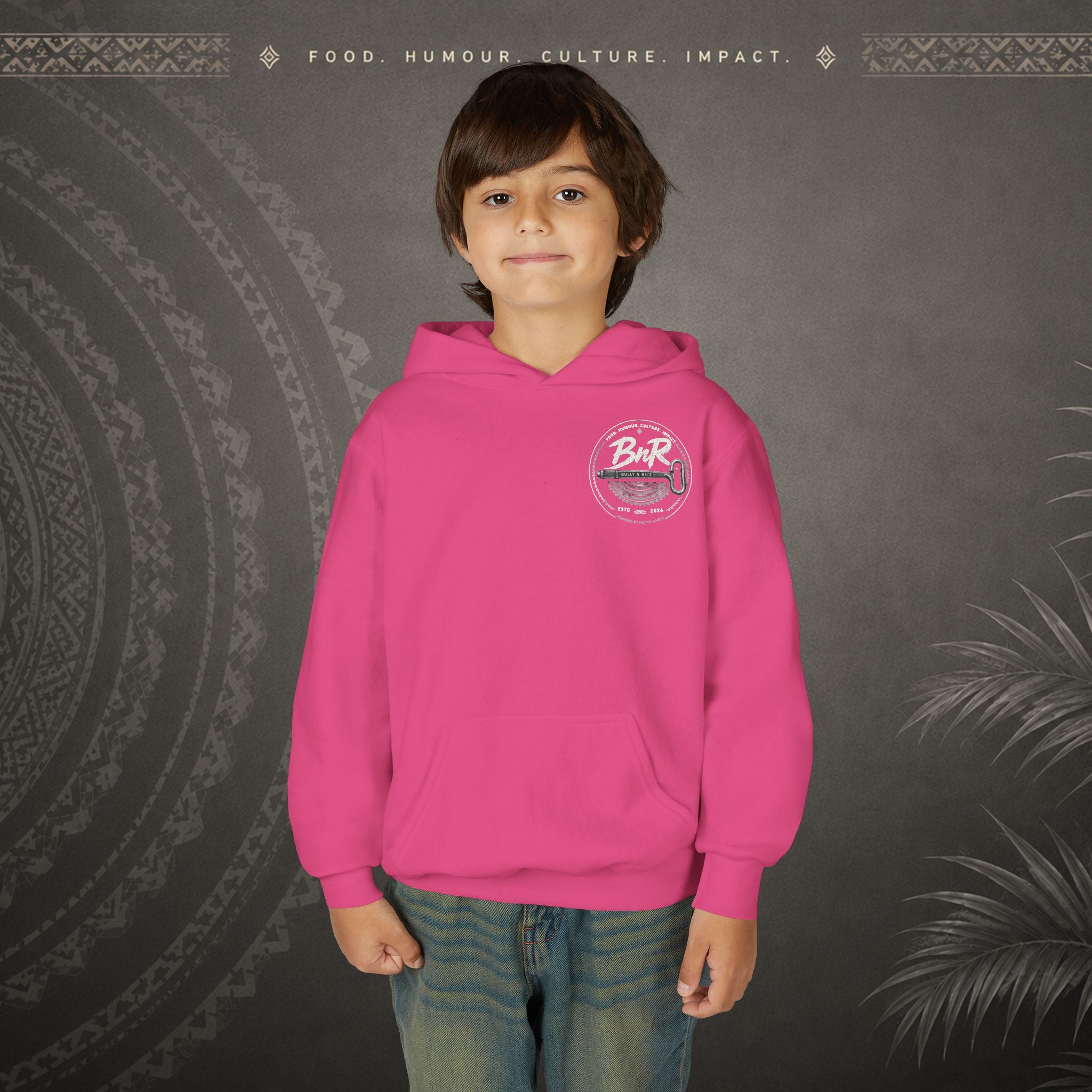 Bully n Rice Liklik Kids Pacific Island Hoodie