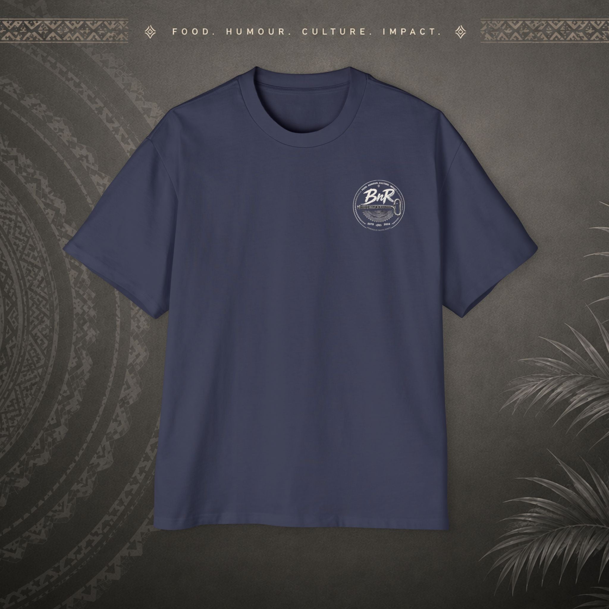 Bully n Rice Liklik Pacific Streetwear Oversized T-Shirt adult