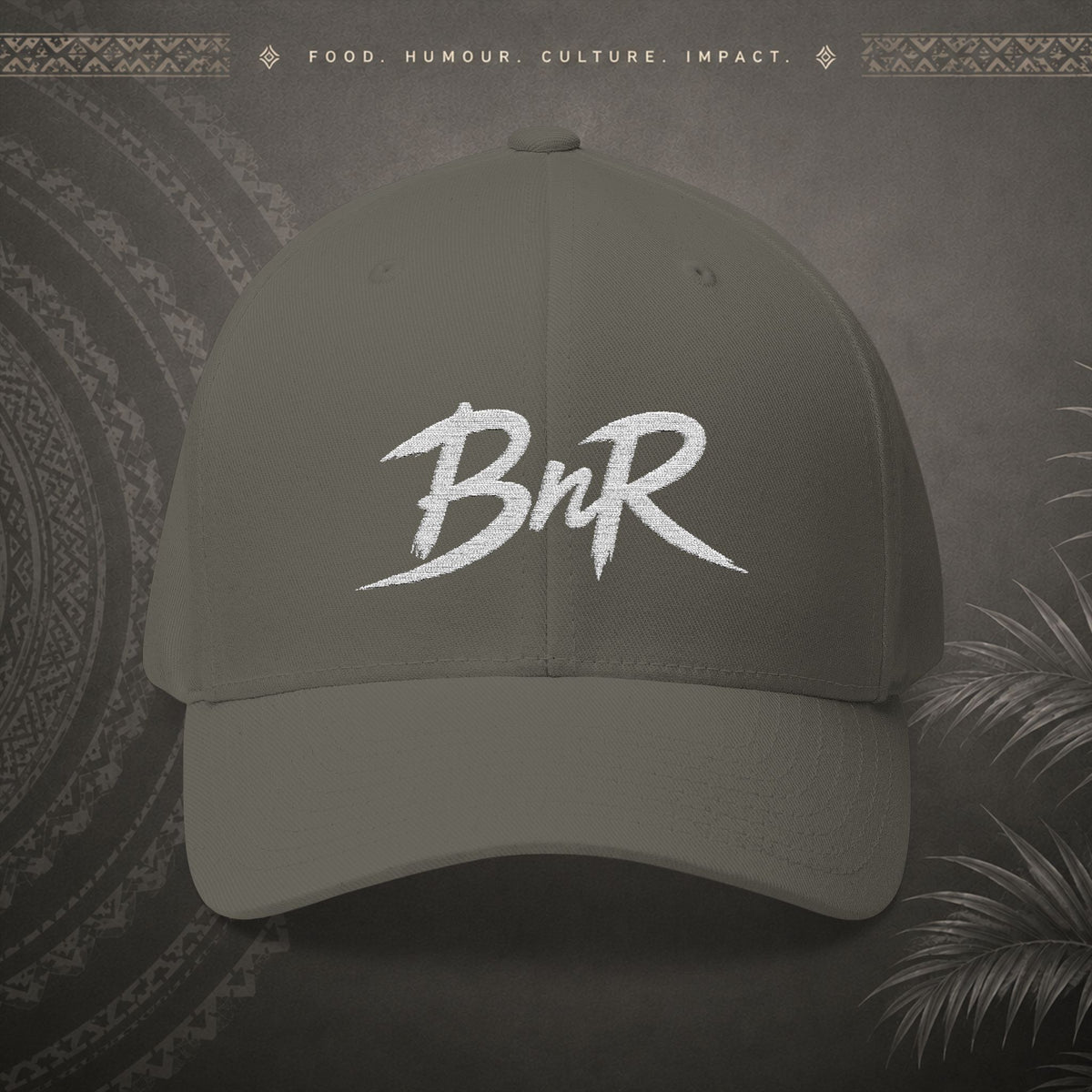 Bully n Rice - Fletcher Collection Pacific Streetwear - Flexfit Cap (white print)