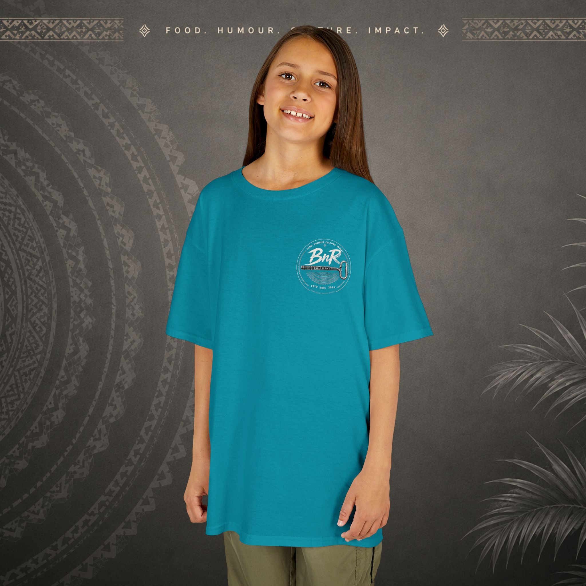 Bully n Rice - Strongpela Kids Pacific Island T-shirt