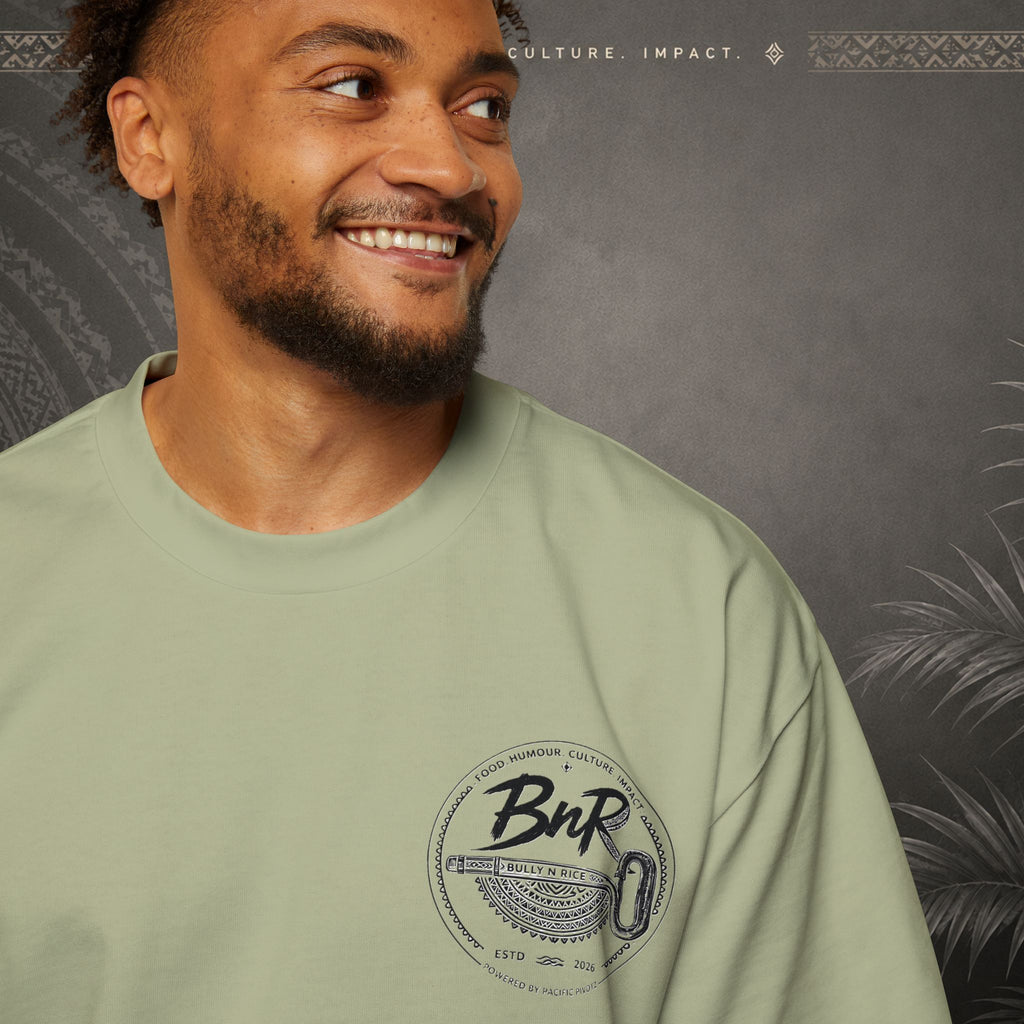 Bully n Rice Strongpela Bold Pacific Streetwear Oversized T-Shirt