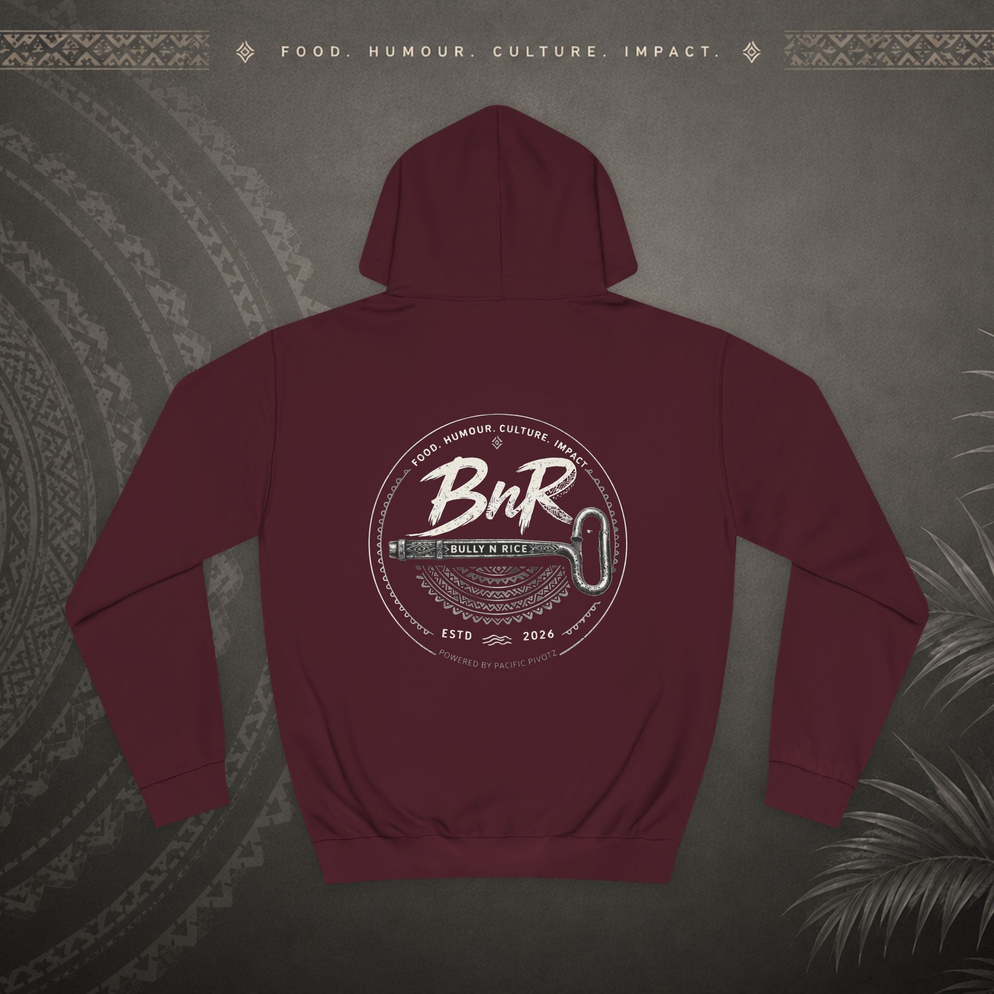 Bully n Rice - Strongpela Statement Pacific Hoodie (Adult size S - 2XL)
