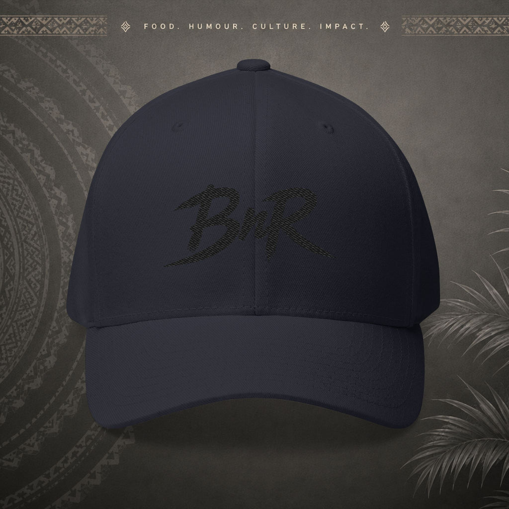Bully n Rice - Fletcher Collection Pacific Streetwear - Flexfit Cap (black print)