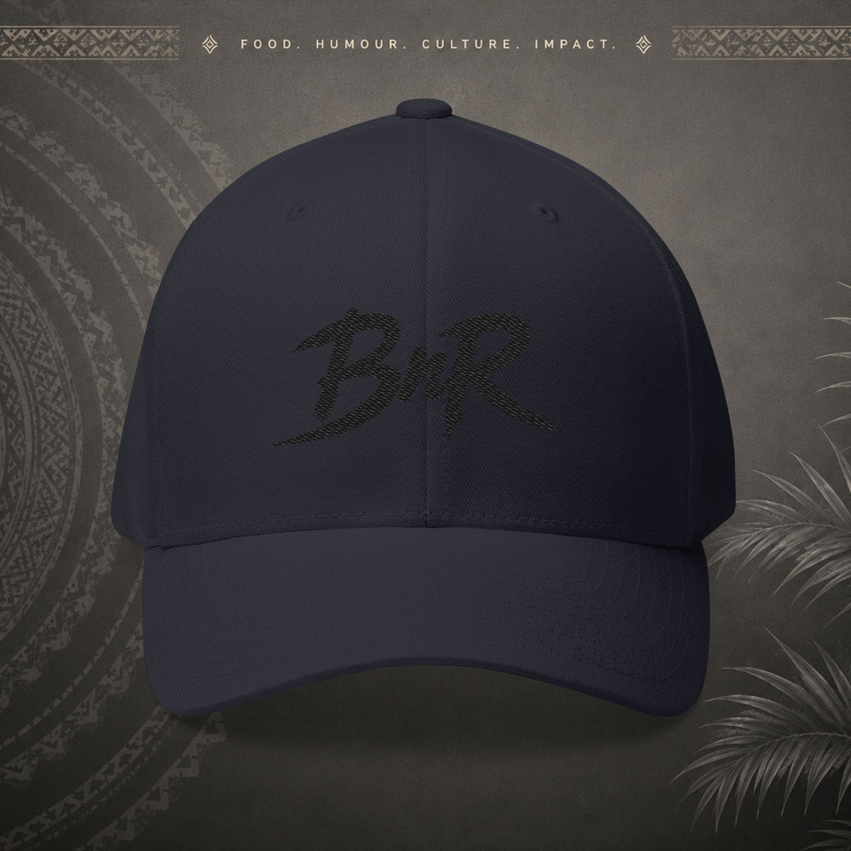 Bully n Rice - Fletcher Collection Pacific Streetwear - Flexfit Cap (black print)