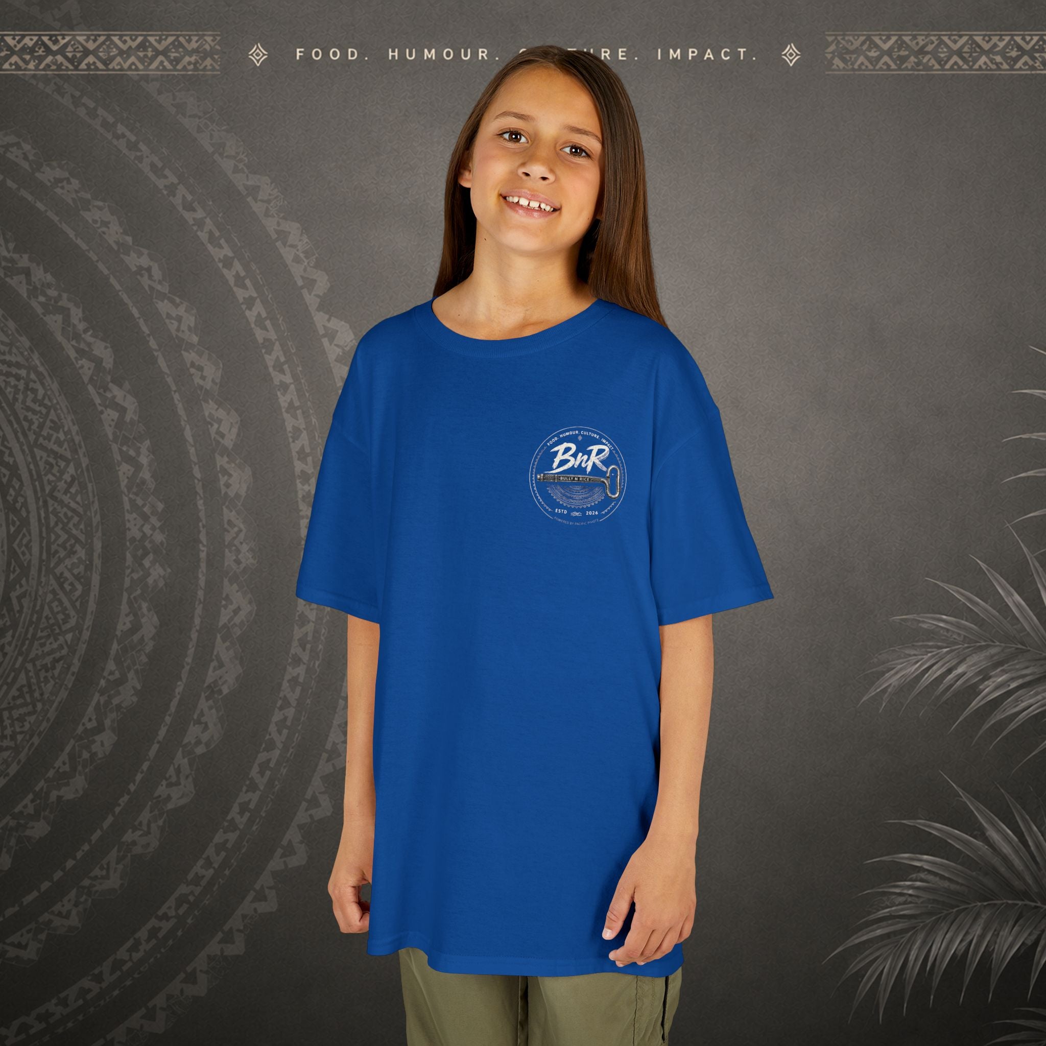 Bully n Rice - Strongpela Kids Pacific Island T-shirt
