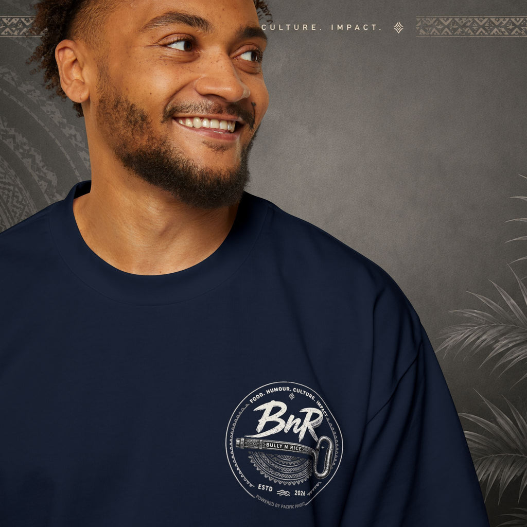 Bully n Rice Strongpela Bold Pacific Streetwear Oversized T-Shirt