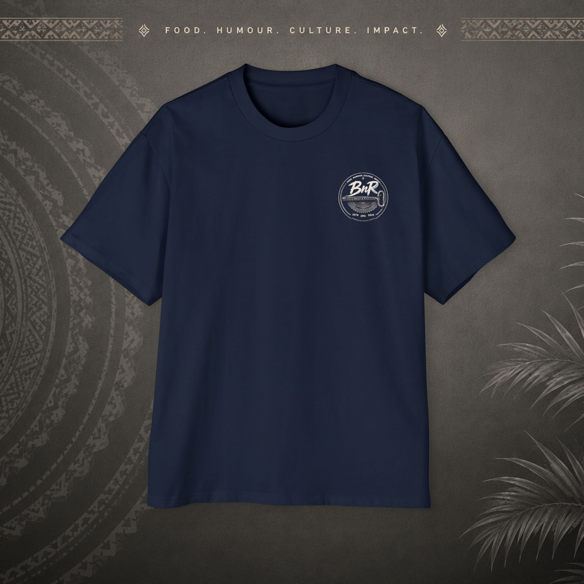 Bully n Rice Liklik Pacific Streetwear Oversized T-Shirt adult