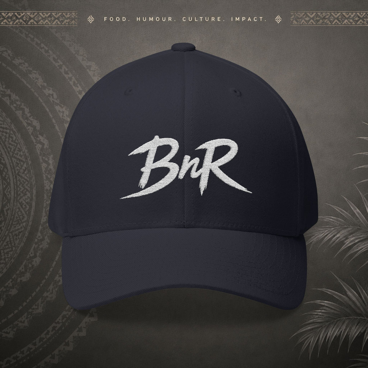 Bully n Rice - Fletcher Collection Pacific Streetwear - Flexfit Cap (white print)