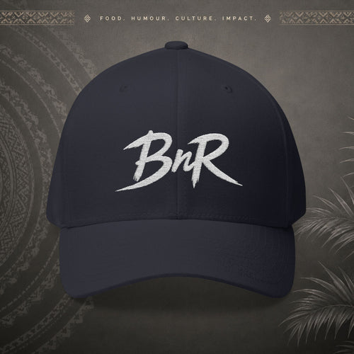 Bully n Rice - Fletcher Collection Pacific Streetwear - Flexfit Cap (white print)