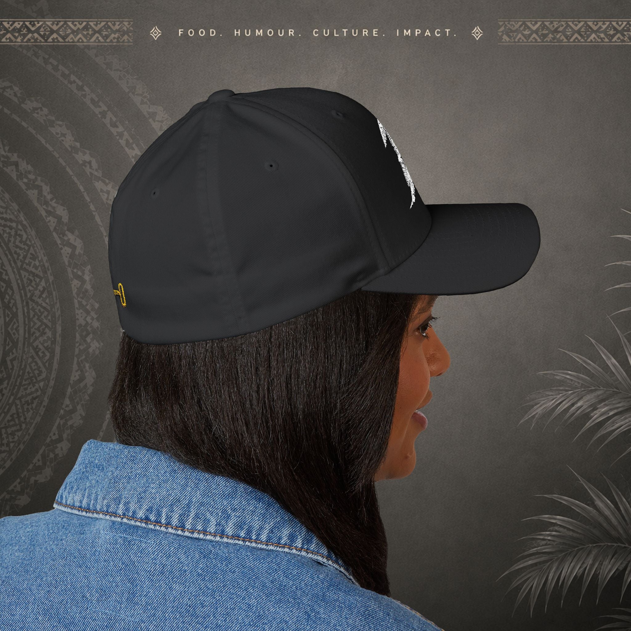 Bully n Rice - Somting Moa - Streetwear Pacific Identity Flexfit Cap (white)