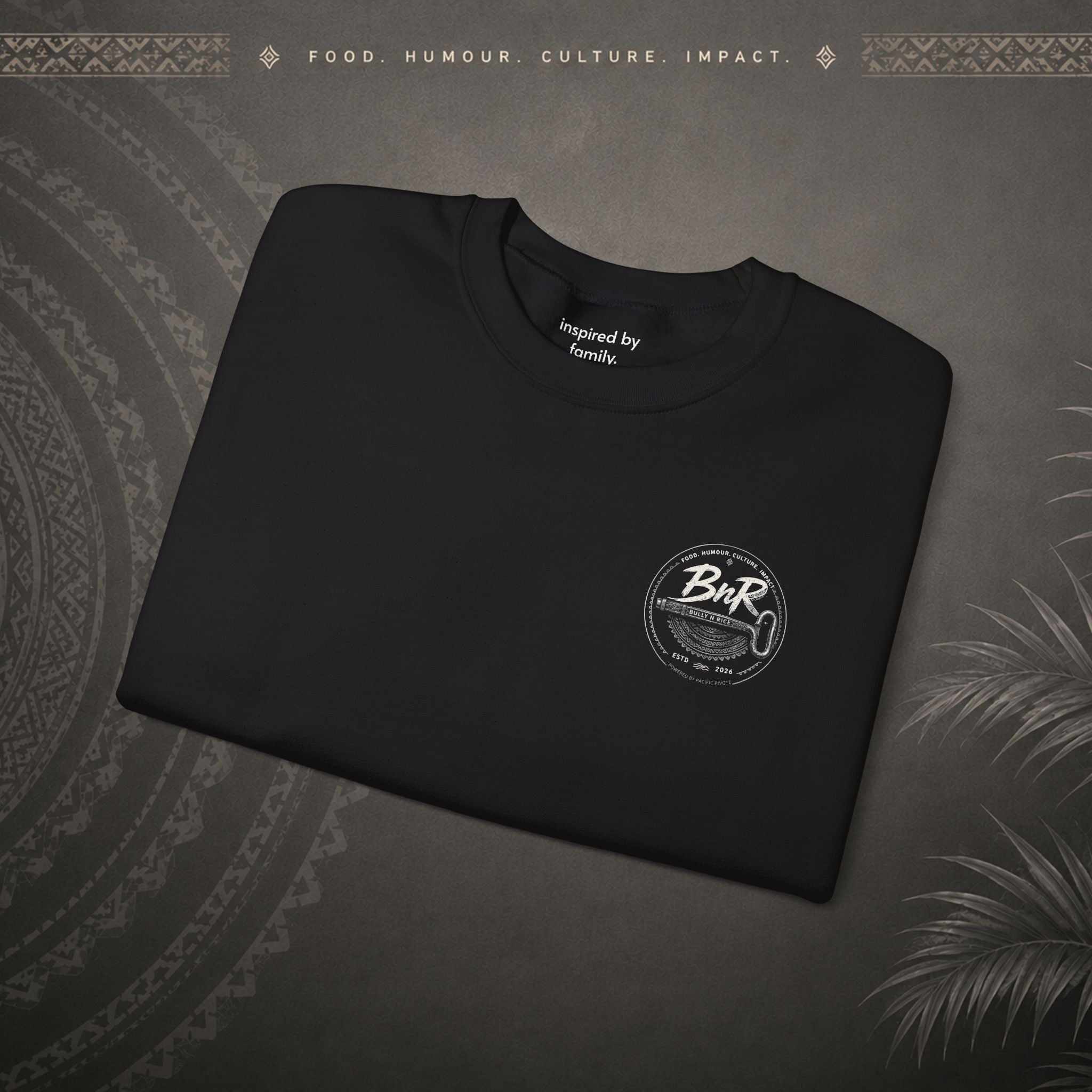 Bully n Rice Liklik Minimalist Pacific Island Jumper (crewneck sweatshirt)