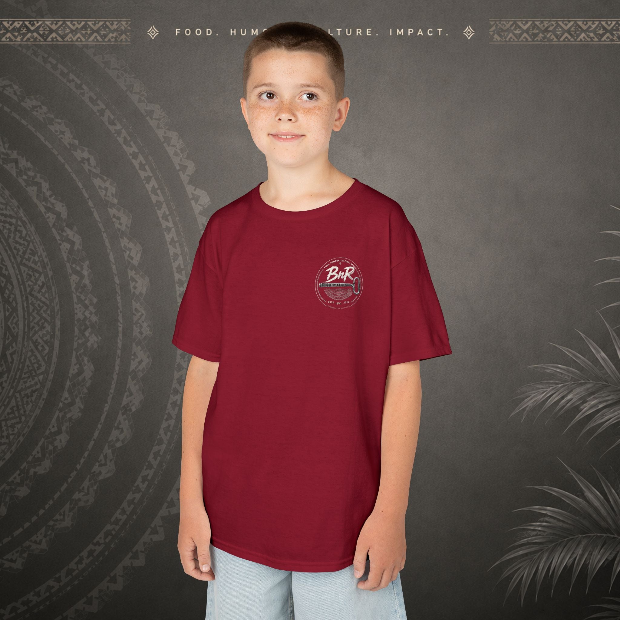 Bully n Rice Liklik Kids Pacific Island T-shirt