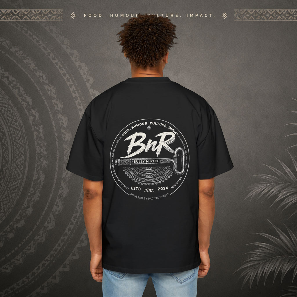 Bully n Rice Strongpela Bold Pacific Streetwear Oversized T-Shirt