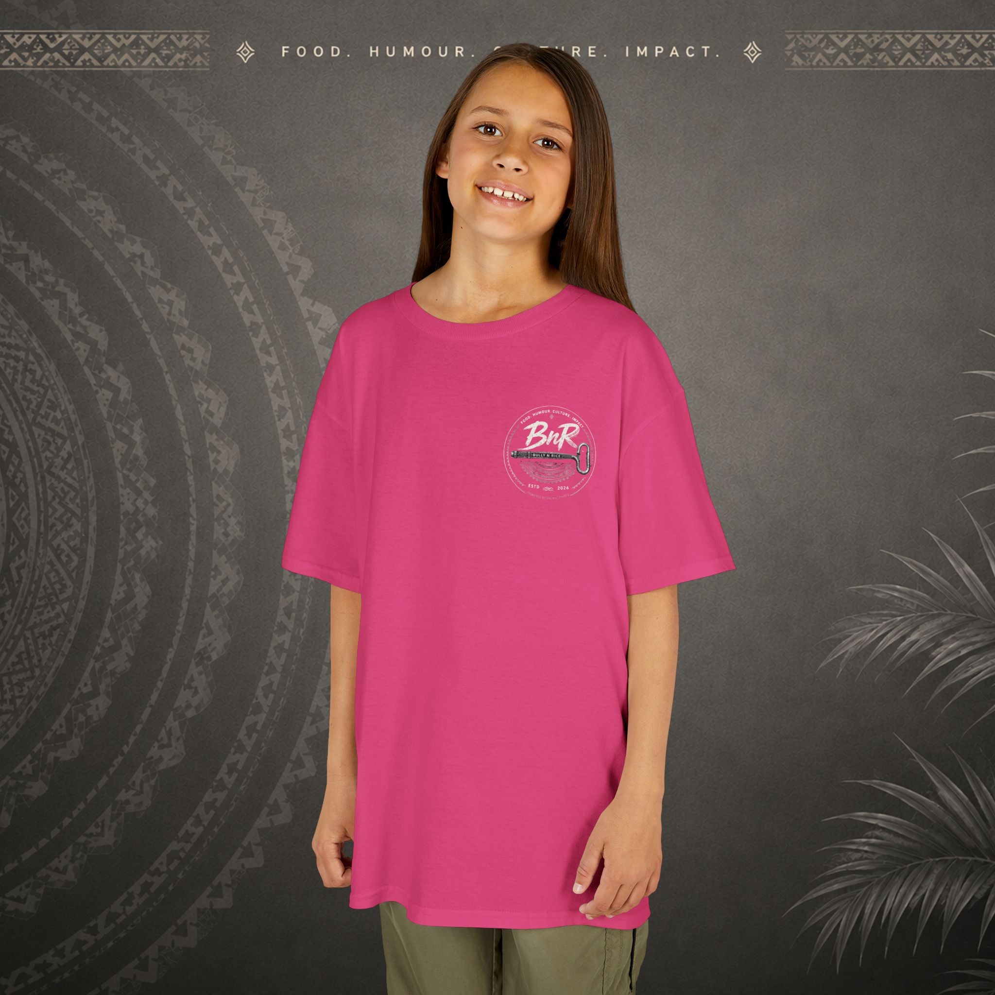 Bully n Rice - Strongpela Kids Pacific Island T-shirt