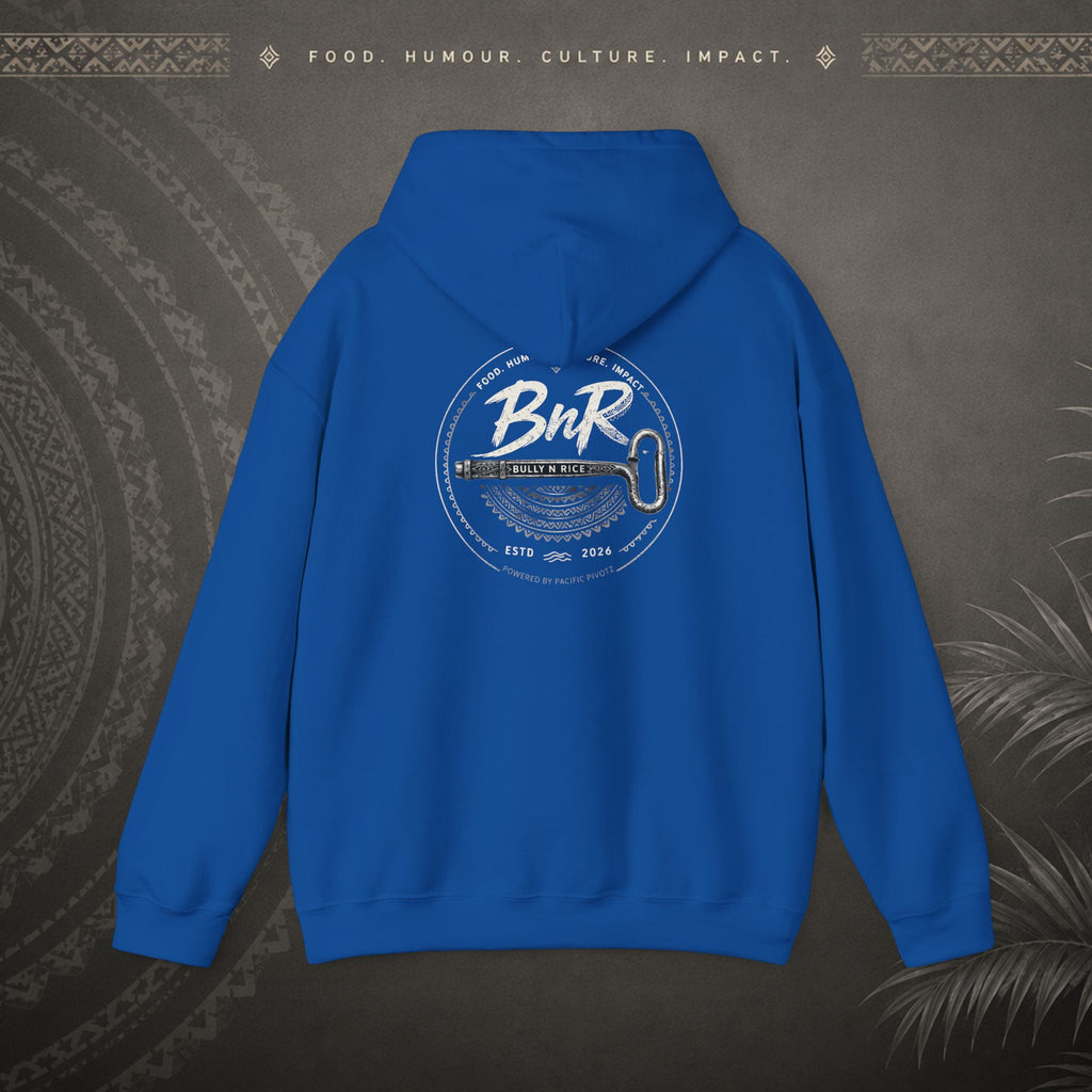 Bully n Rice - Strongpela Statement Pacific Hoodie (Adult sizes 3XL - 5 XL)