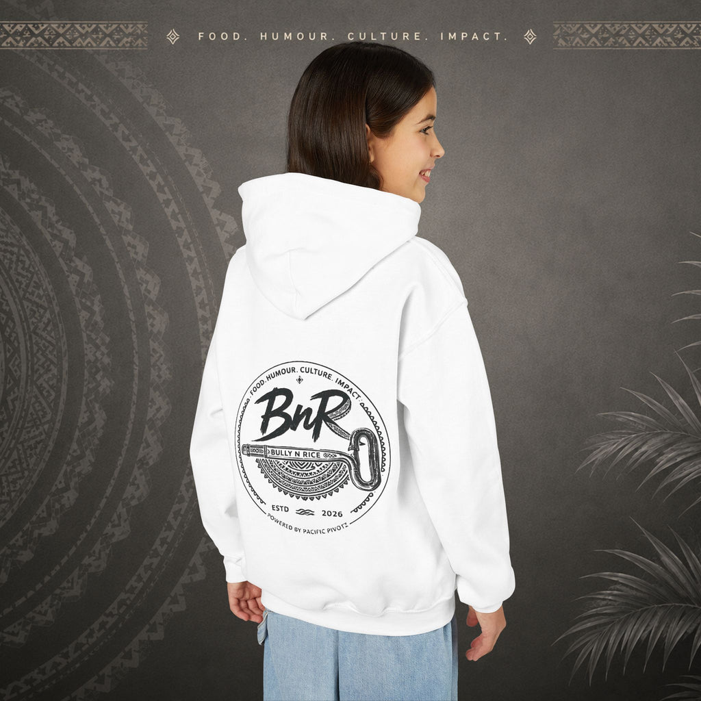 Bully n Rice - Strongpela - Kids Pacific Island Hoodie