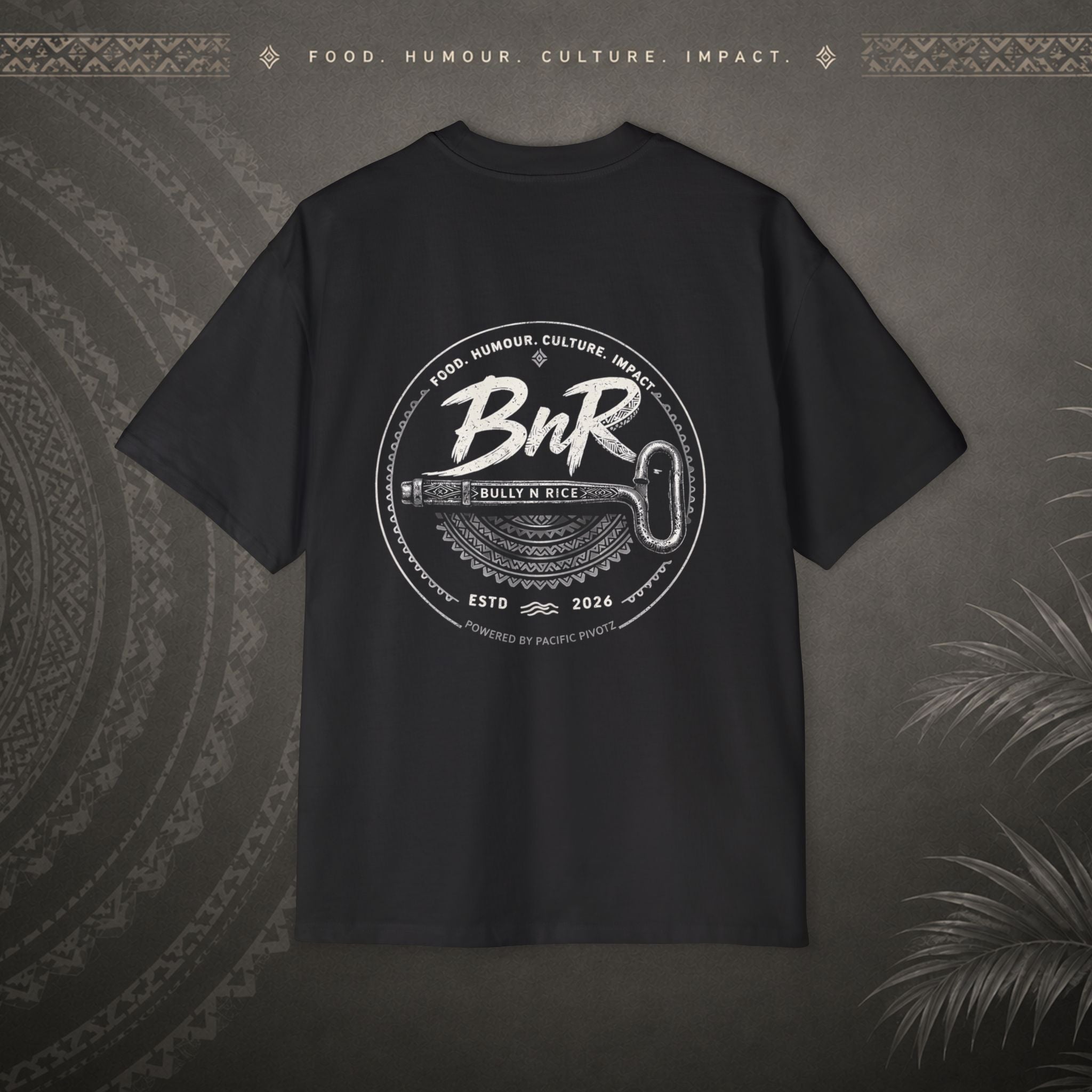 Bully n Rice Strongpela Bold Pacific Streetwear Oversized T-Shirt