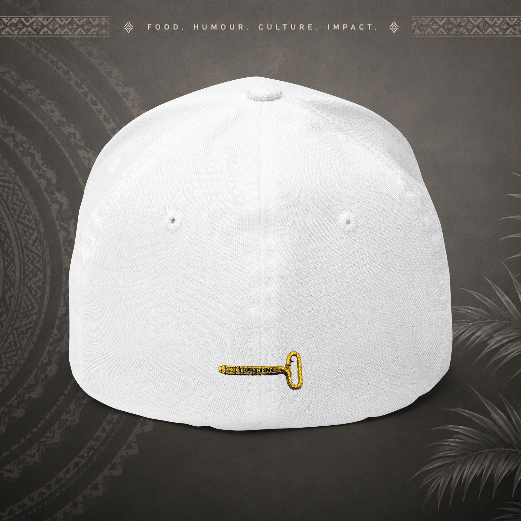 Bully n Rice - Somting Moa - Streetwear Pacific Identity Flexfit Cap (black)